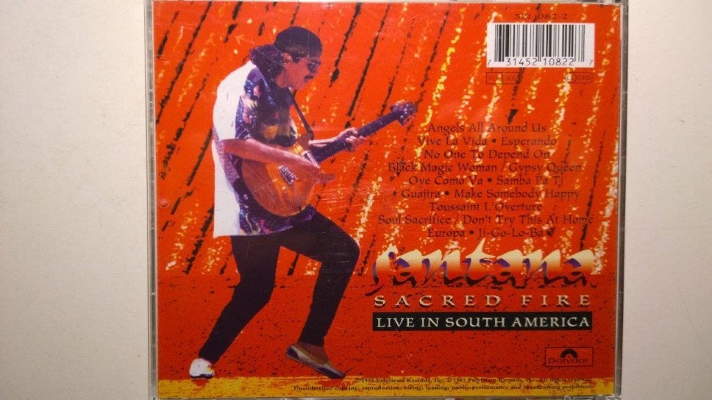 Santana - Sacred Fire Santana Live In South America, Ophalen of Verzenden, Zo goed als nieuw, Poprock, Album
