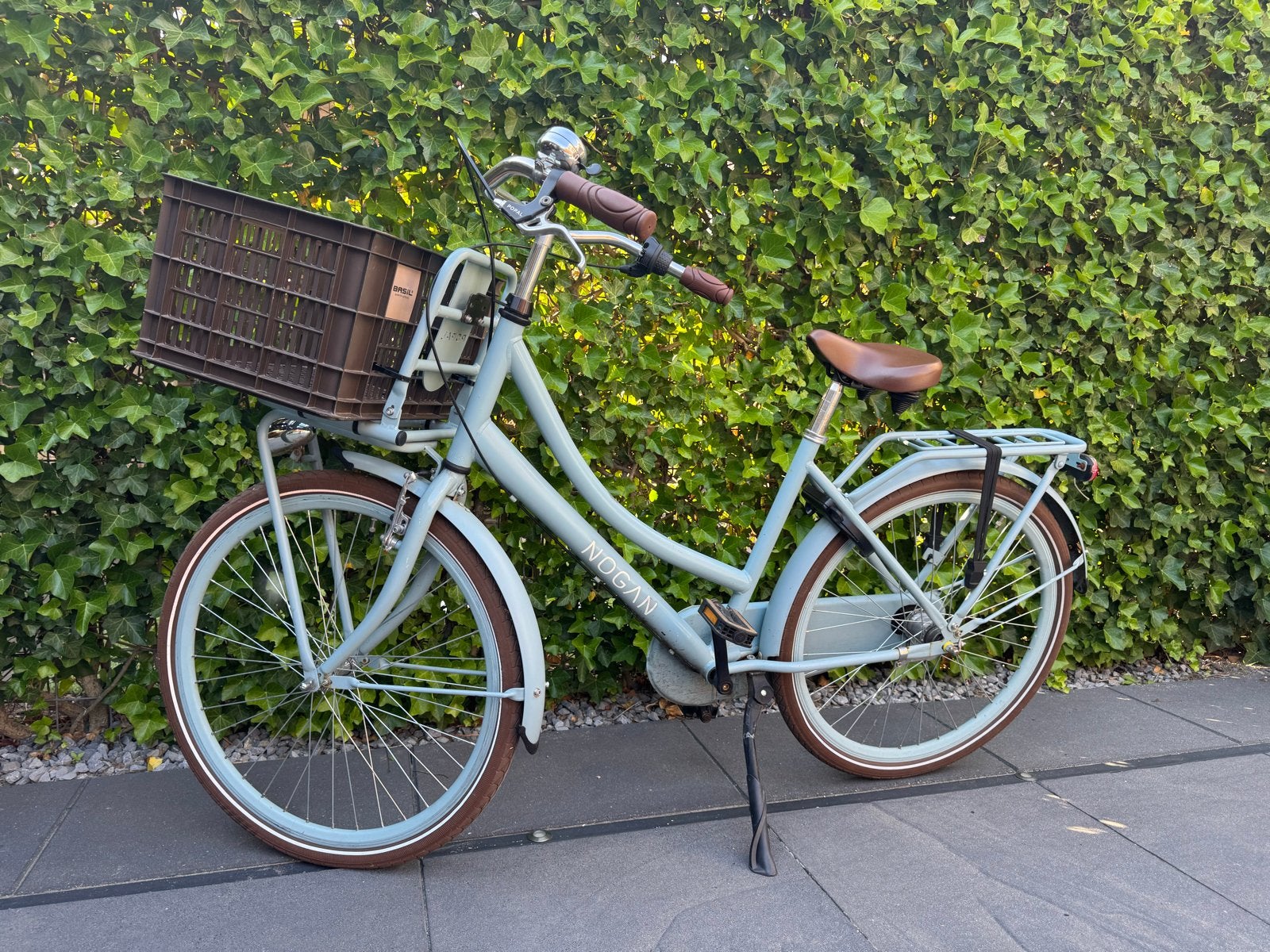 Nogan Damesfiets met mandje en 3 versnellingen, Fietsen en Brommers, Fietsen | Dames | Damesfietsen, Gebruikt, Overige merken