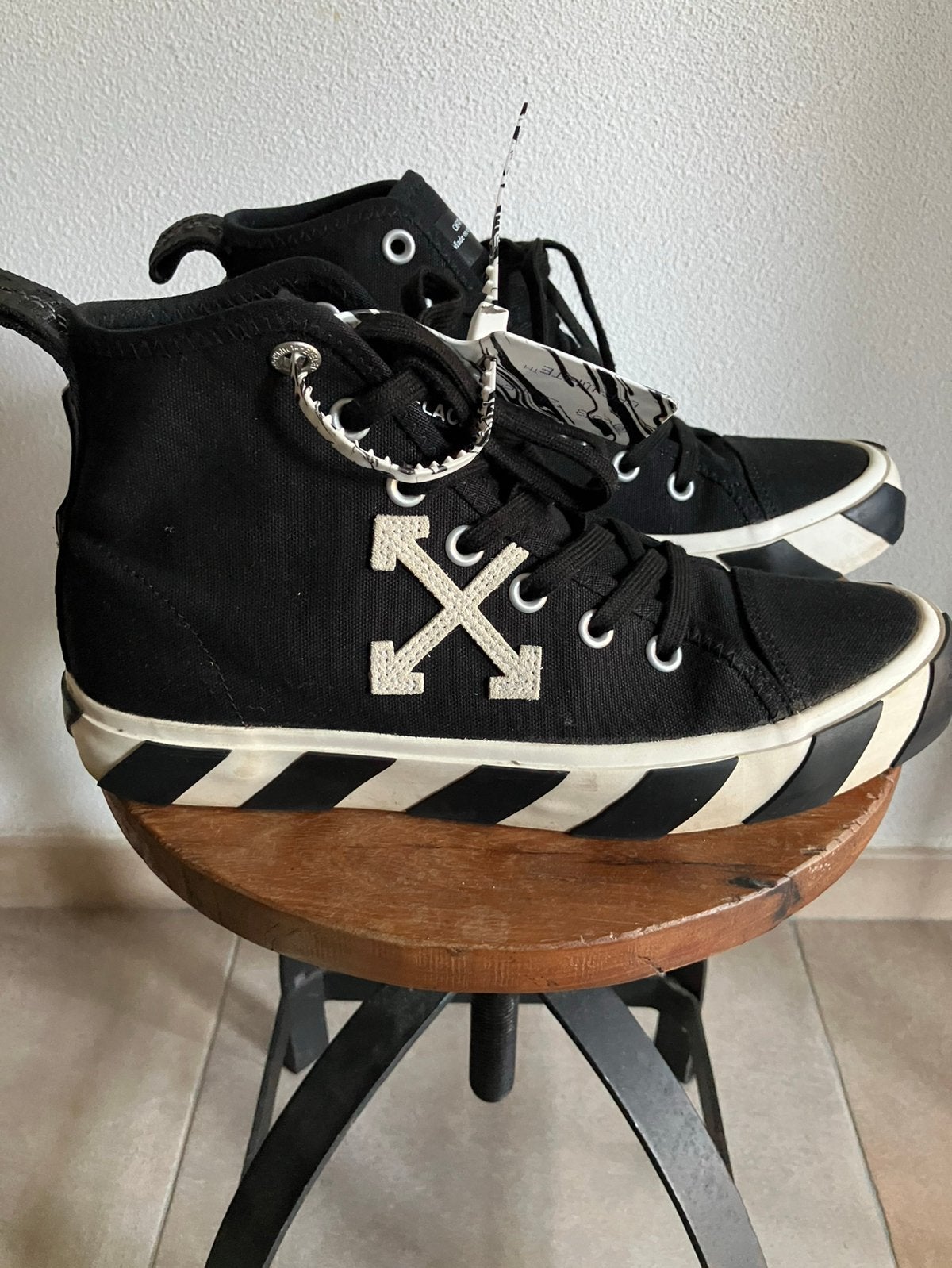 Sneaker Off-White, Verzenden, Zwart, Sneakers of Gympen, Zo goed als nieuw