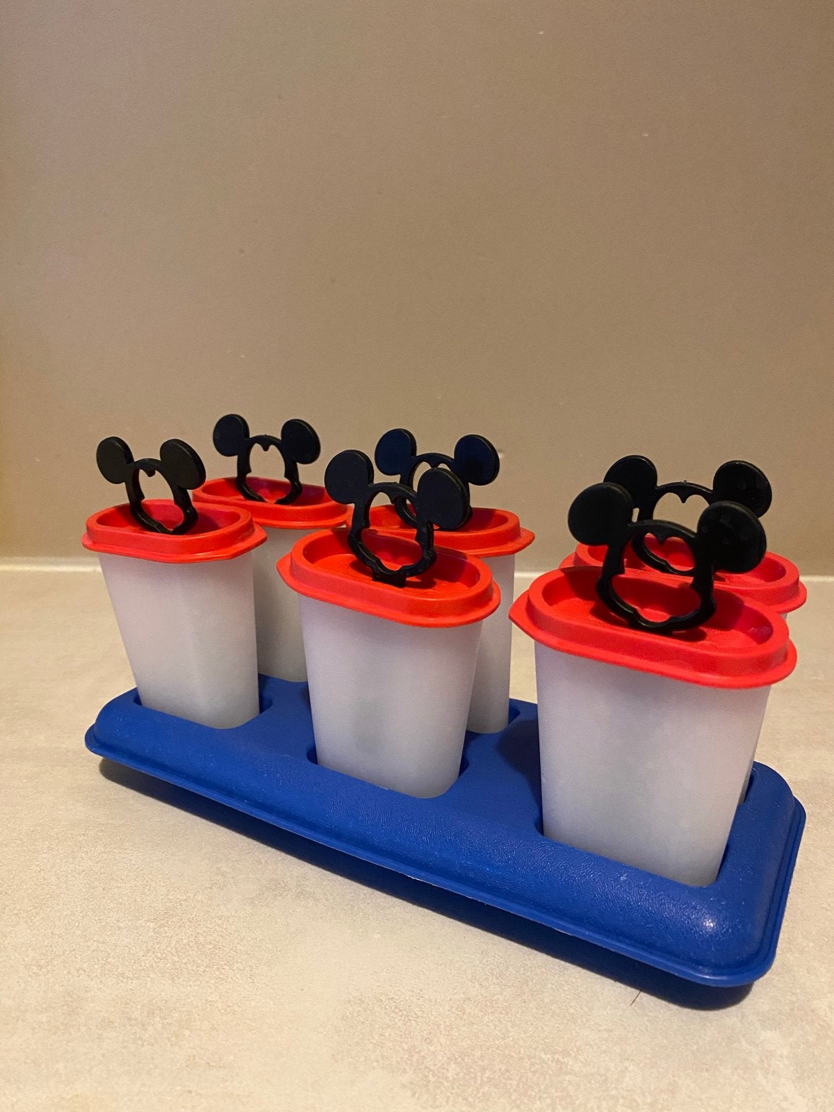 Mickey Mouse IJsjesvormen - Set van 6, Ophalen, Kunststof, Meerkleurig, Overige merken