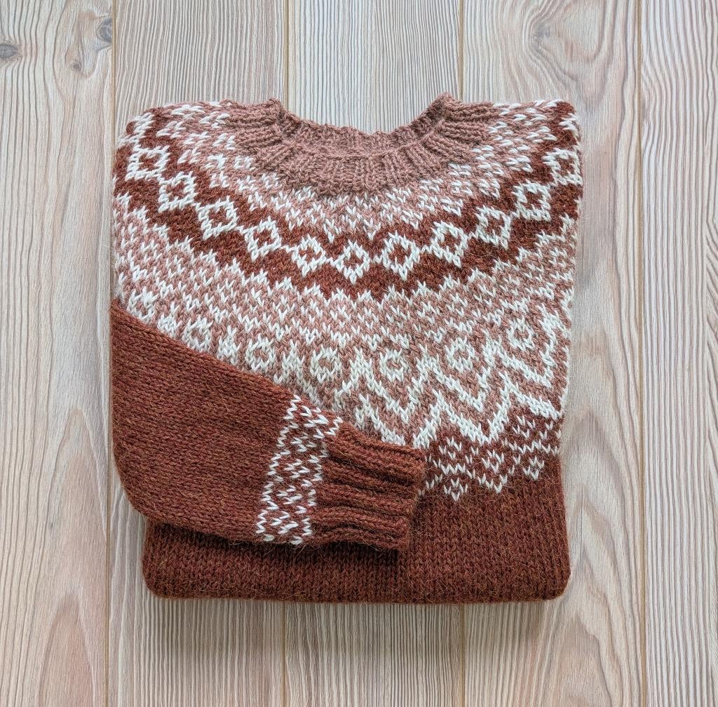 IJslandse trui handgebreid alpacawol XS/S, Kleding | Dames, Ophalen of Verzenden, Nieuw, Maat 36 (S)