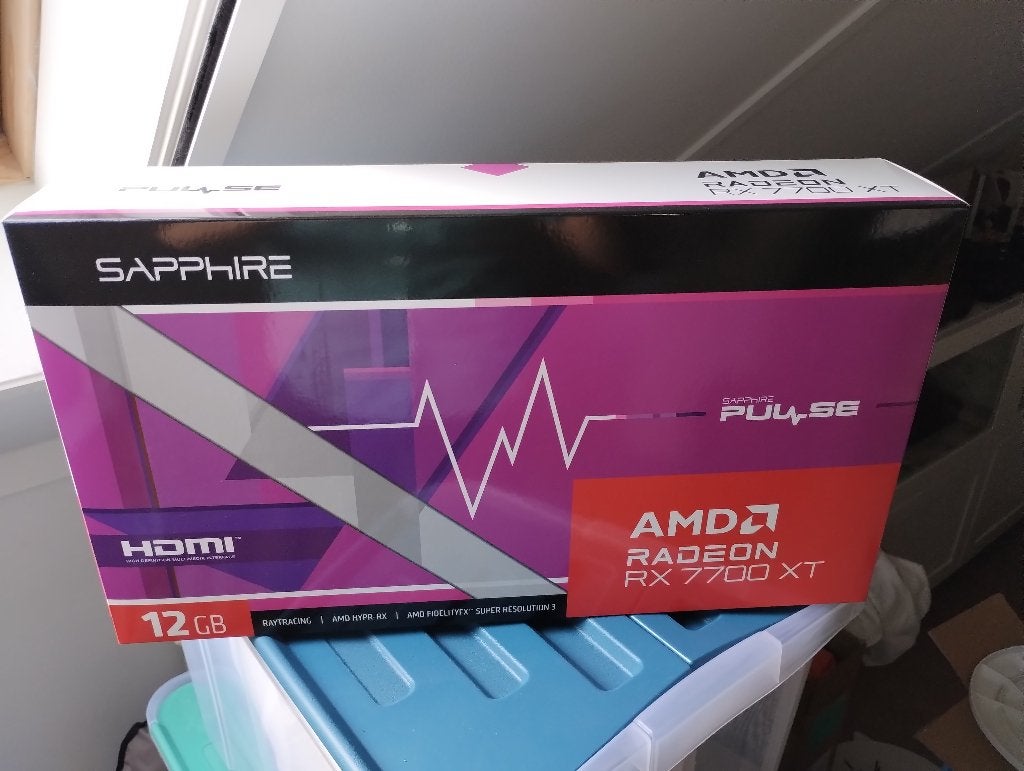 Sapphire AMD Radeon RX 7700 XT 12GB Grafische Kaart, Ophalen, AMD, GDDR6, PCI-Express 4