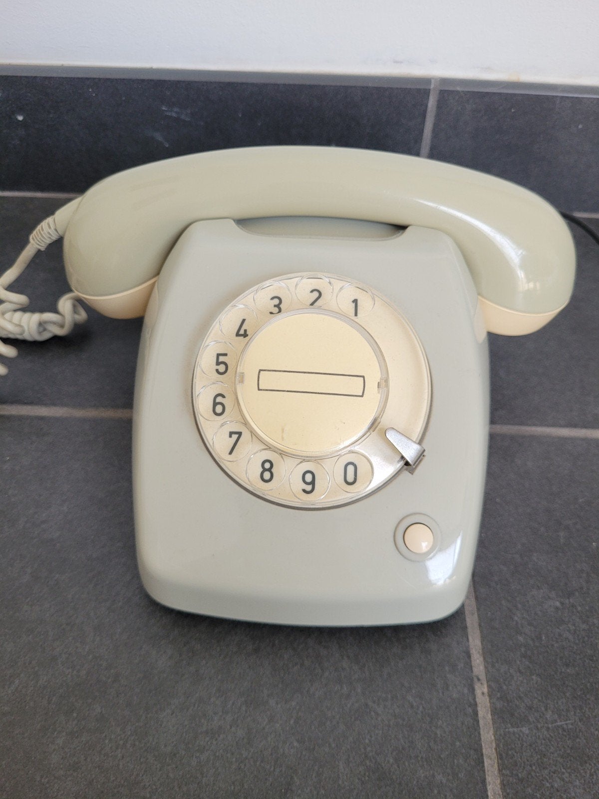 Vintage Jaren '80 PTT Wonderfoon draaischijf telefoon, Ophalen of Verzenden, Niet werkend, Met draaischijf