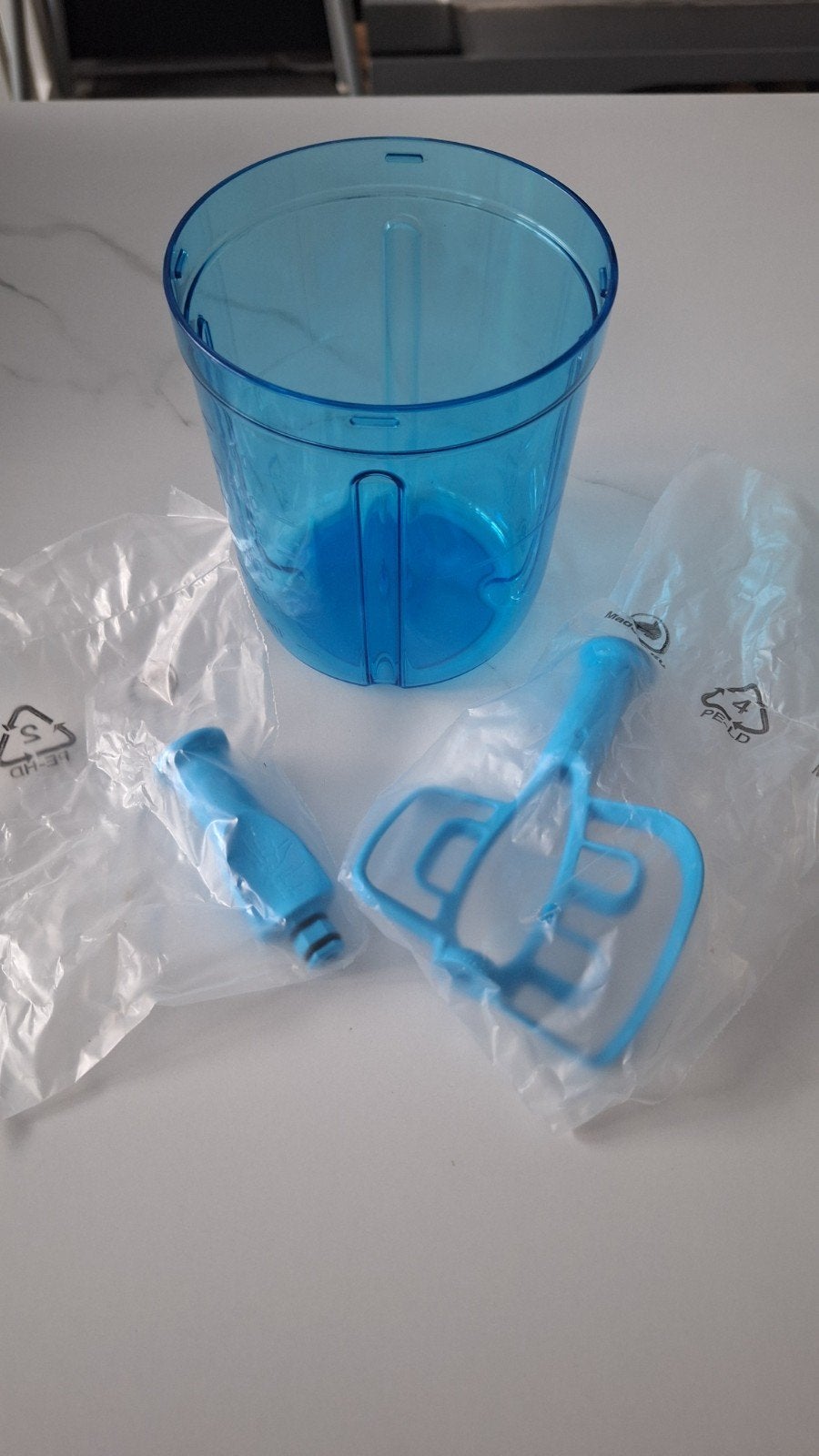 Niuwe Tupperware uitbreiden set 730 ml., Ophalen of Verzenden, Nieuw, Blauw, Overige typen