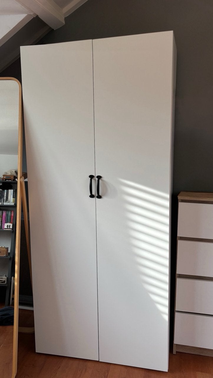 Ikea kast wit - 2 deuren, Huis en Inrichting, Kasten | Roldeurkasten en Archiefkasten, Ophalen, 100 tot 150 cm, 200 cm of meer