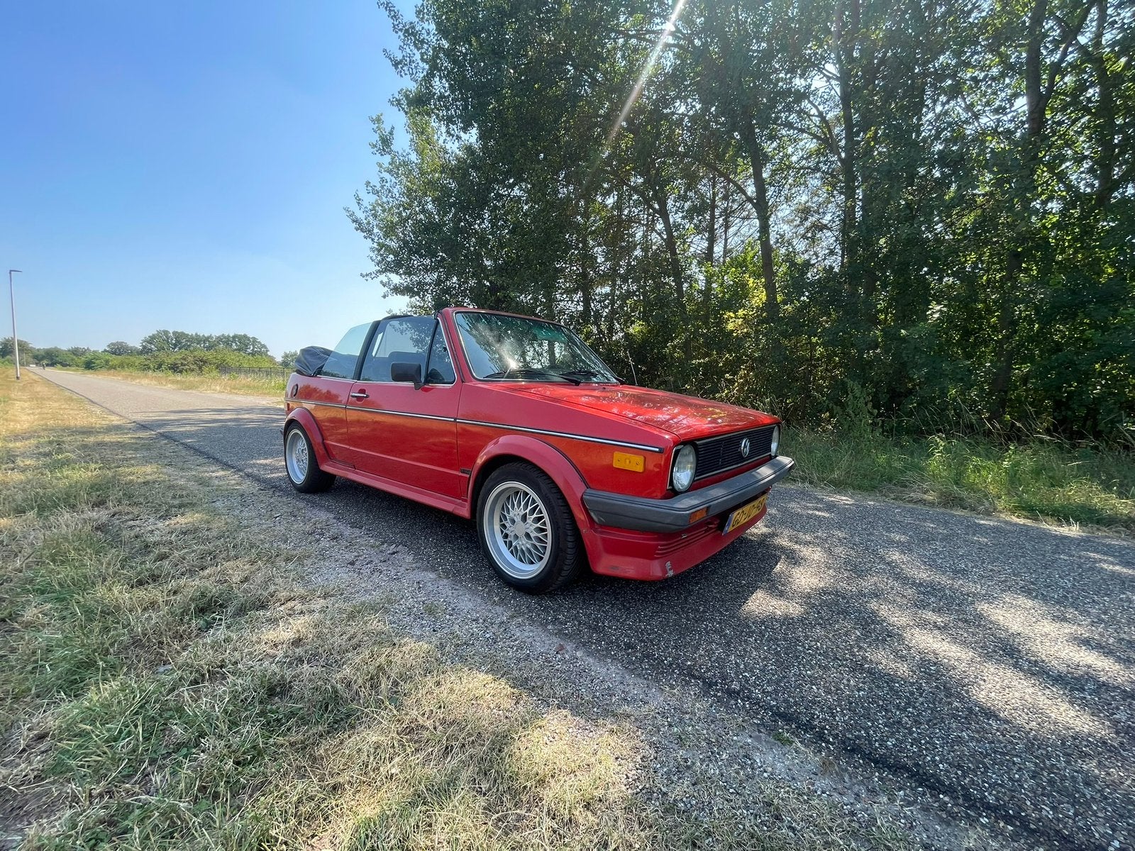 Golf mk1 cabrio (rabbit) met BBS pakket, Ophalen, Gebruikt