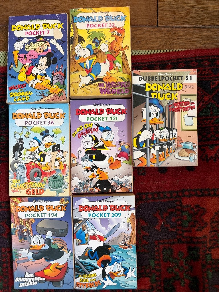 Donald Duck pockets 7 stuks, Meerdere stripboeken, Ophalen, Gelezen, Walt Disney