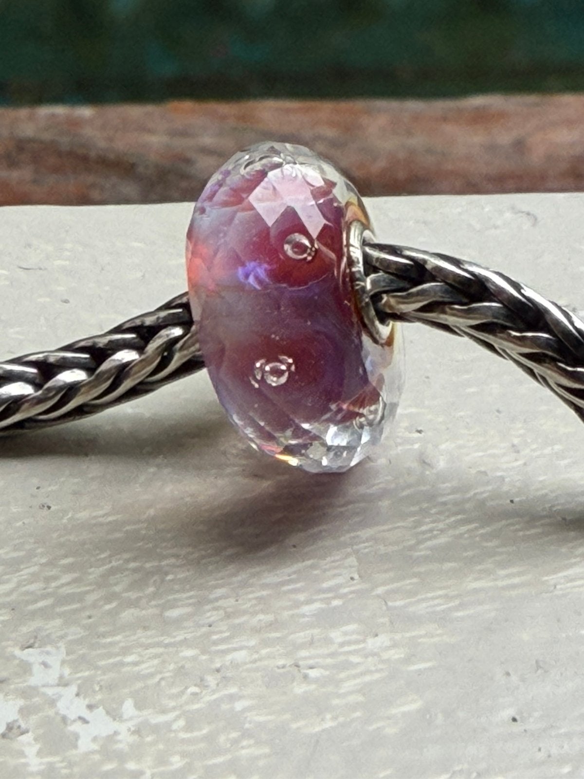 Trollbeads aurora facet retired nieuw love story bracelet, Sieraden, Tassen en Uiterlijk, Bedels, Glas of Kristal, Nieuw, Ophalen of Verzenden