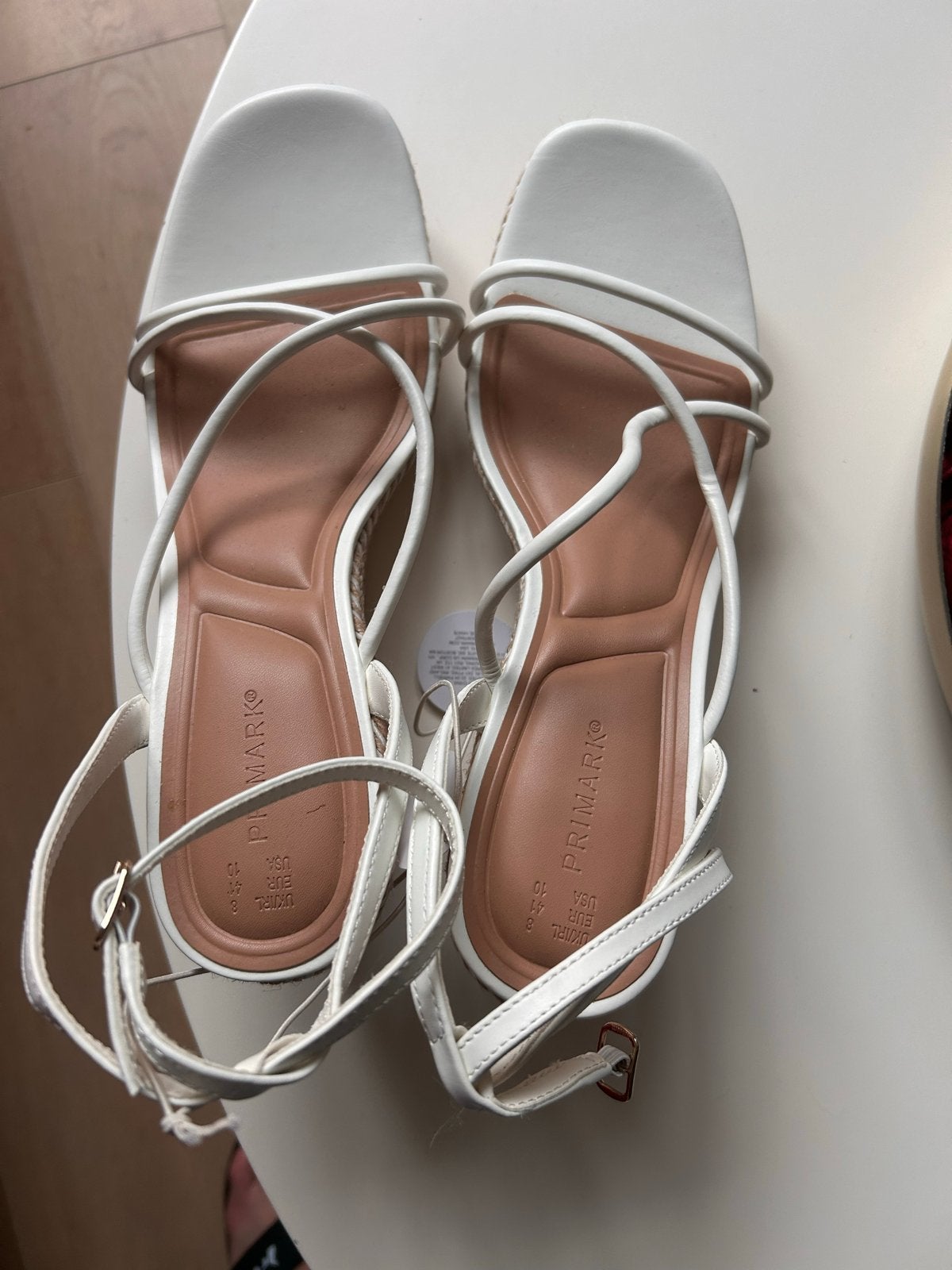 Nieuwe Primark witte espadrille sandalen, maat 41, Ophalen of Verzenden, Nieuw, Wit, Espadrilles of Moccasins