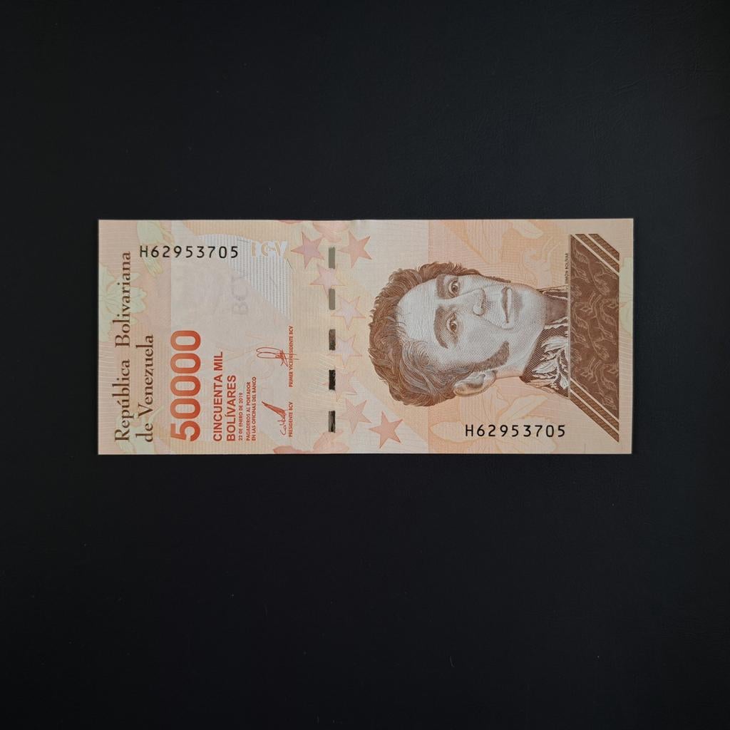 50000 bolivar Venezuela #038, Verzenden, Zuid-Amerika, Los biljet
