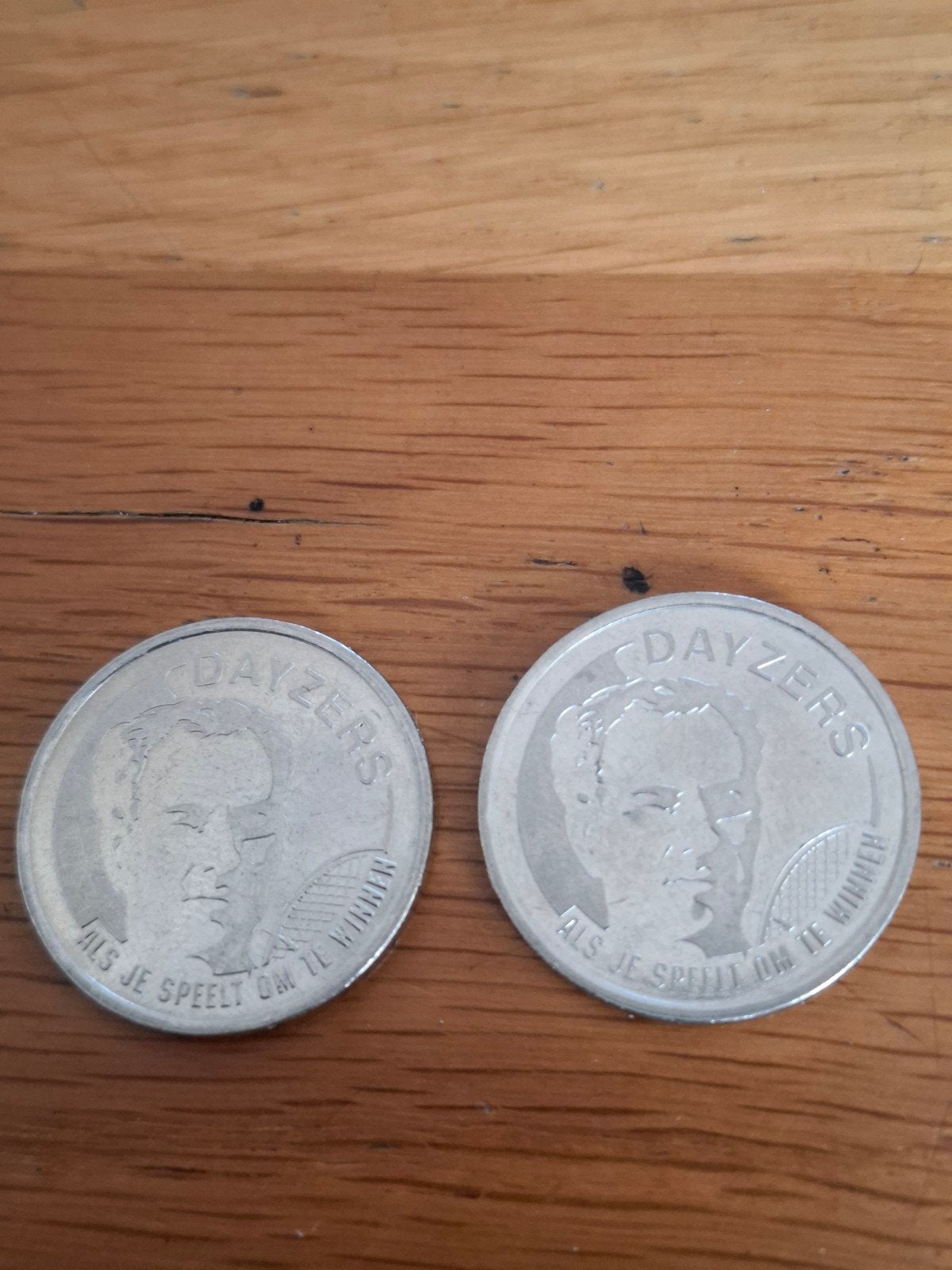 2x Dayzers Reclamepenning / Token (2011) - Staatsloterij, Ophalen of Verzenden