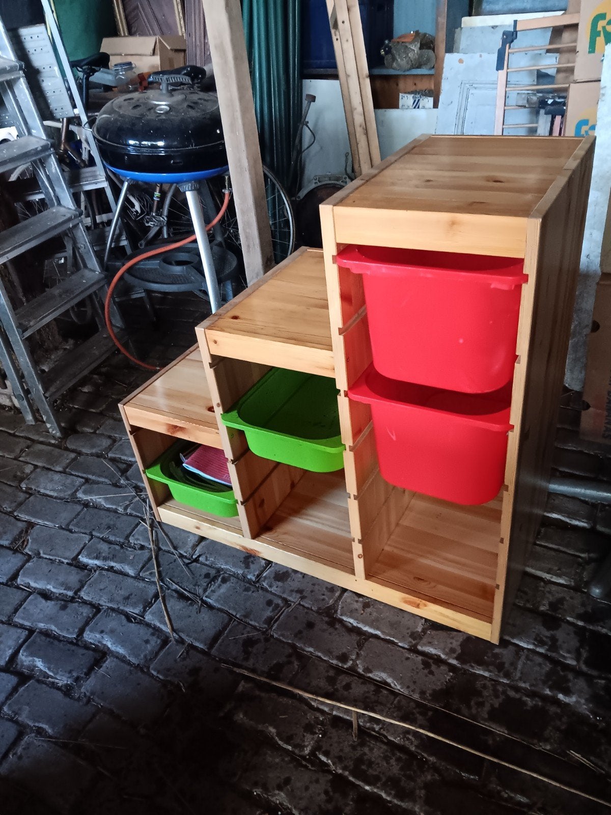 Trofast ikea houten opbergkast met bakken - Ideaal voor spee, Ophalen of Verzenden, Zo goed als nieuw, Kast