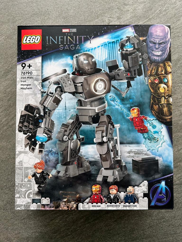 Lego Marvel Iron Man 76190 Iron Monger Mayhem *SEALED*, Marvel, Lego, Nieuw, Ophalen of Verzenden