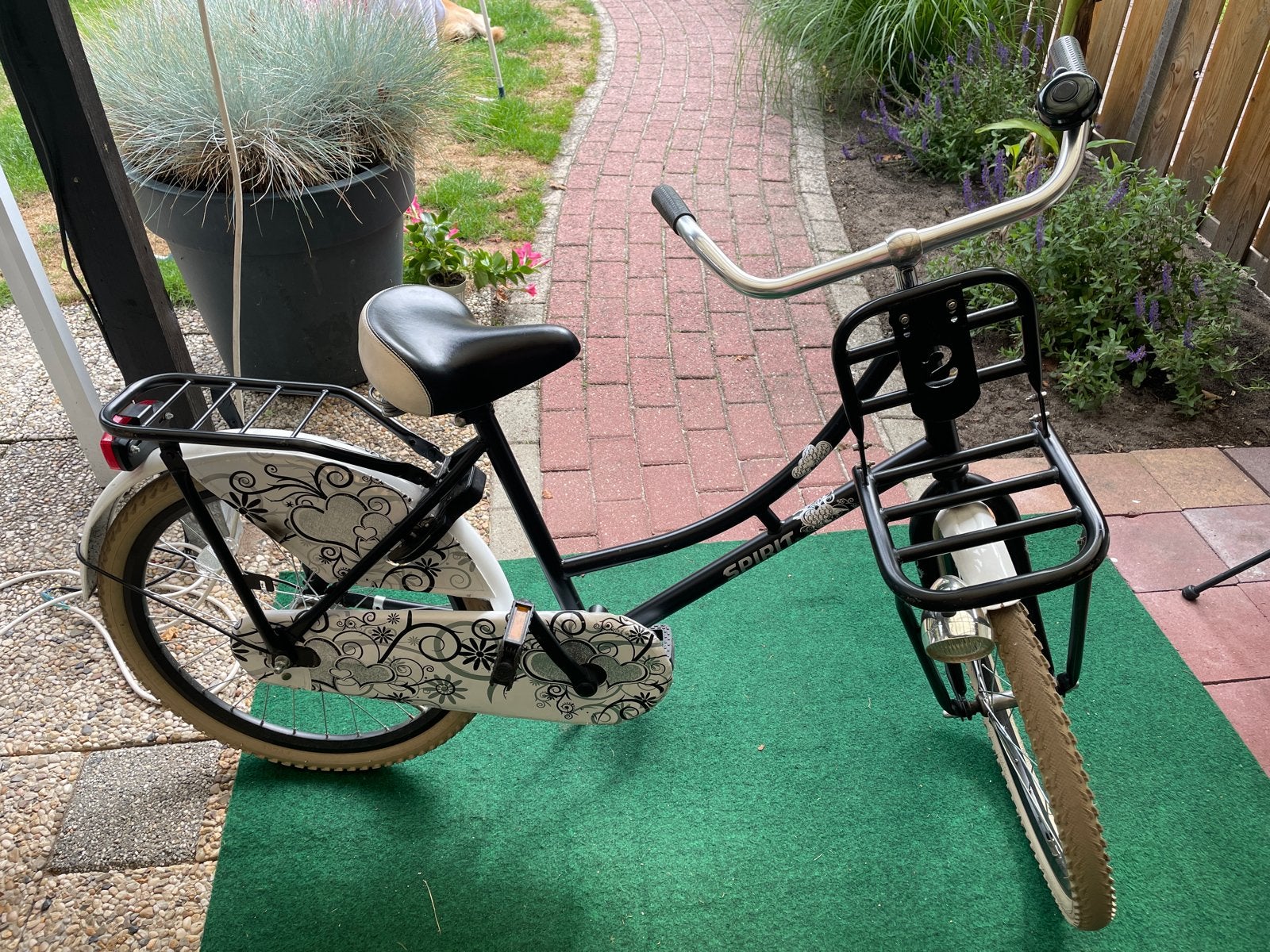 Spirit kinderfiets met voordrager - 22inch, Ophalen, Gebruikt, Terugtraprem, 20 inch of meer