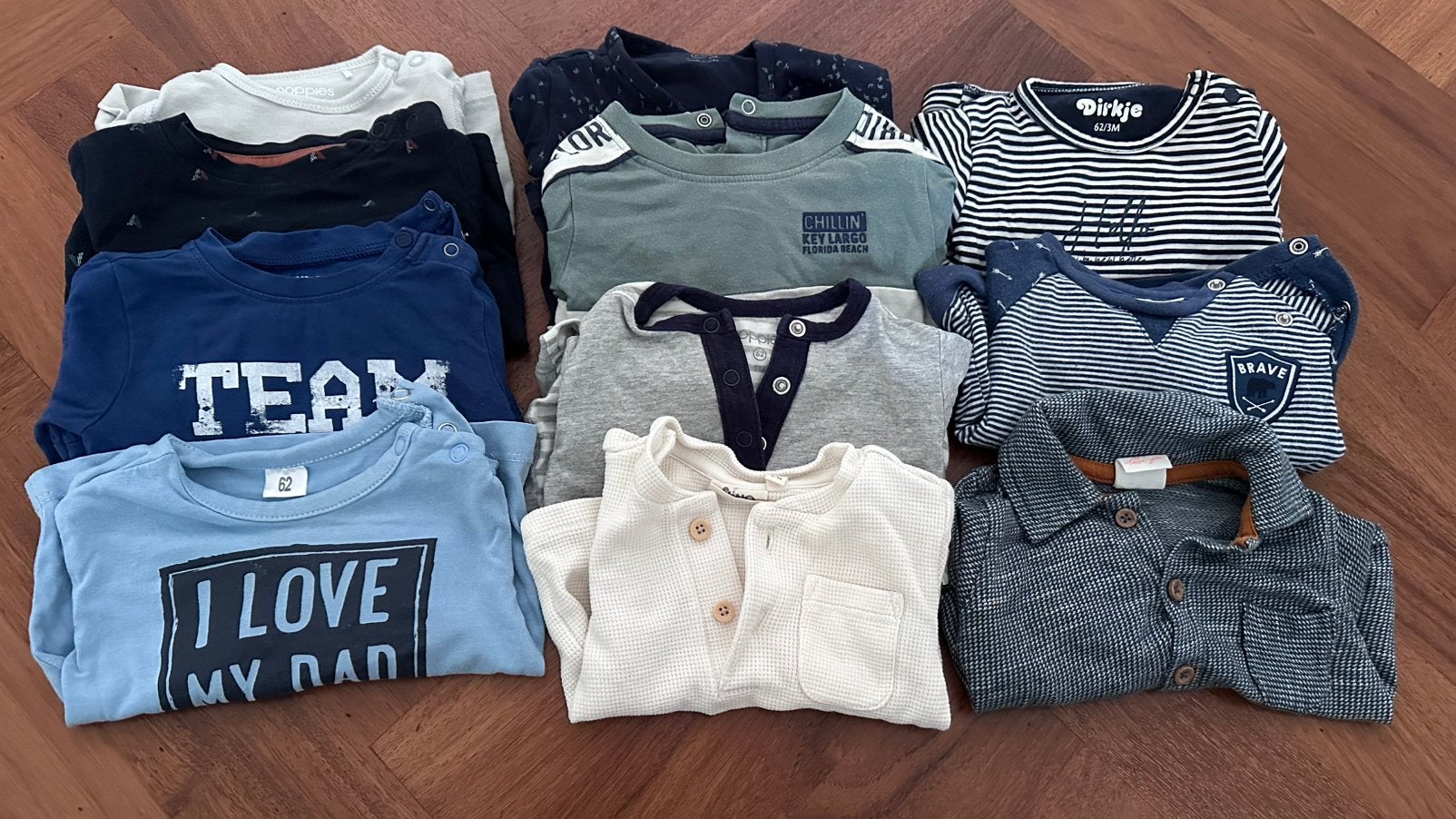 Shirts lange mouw jongens maat 62, Ophalen, Zo goed als nieuw, Maat 62