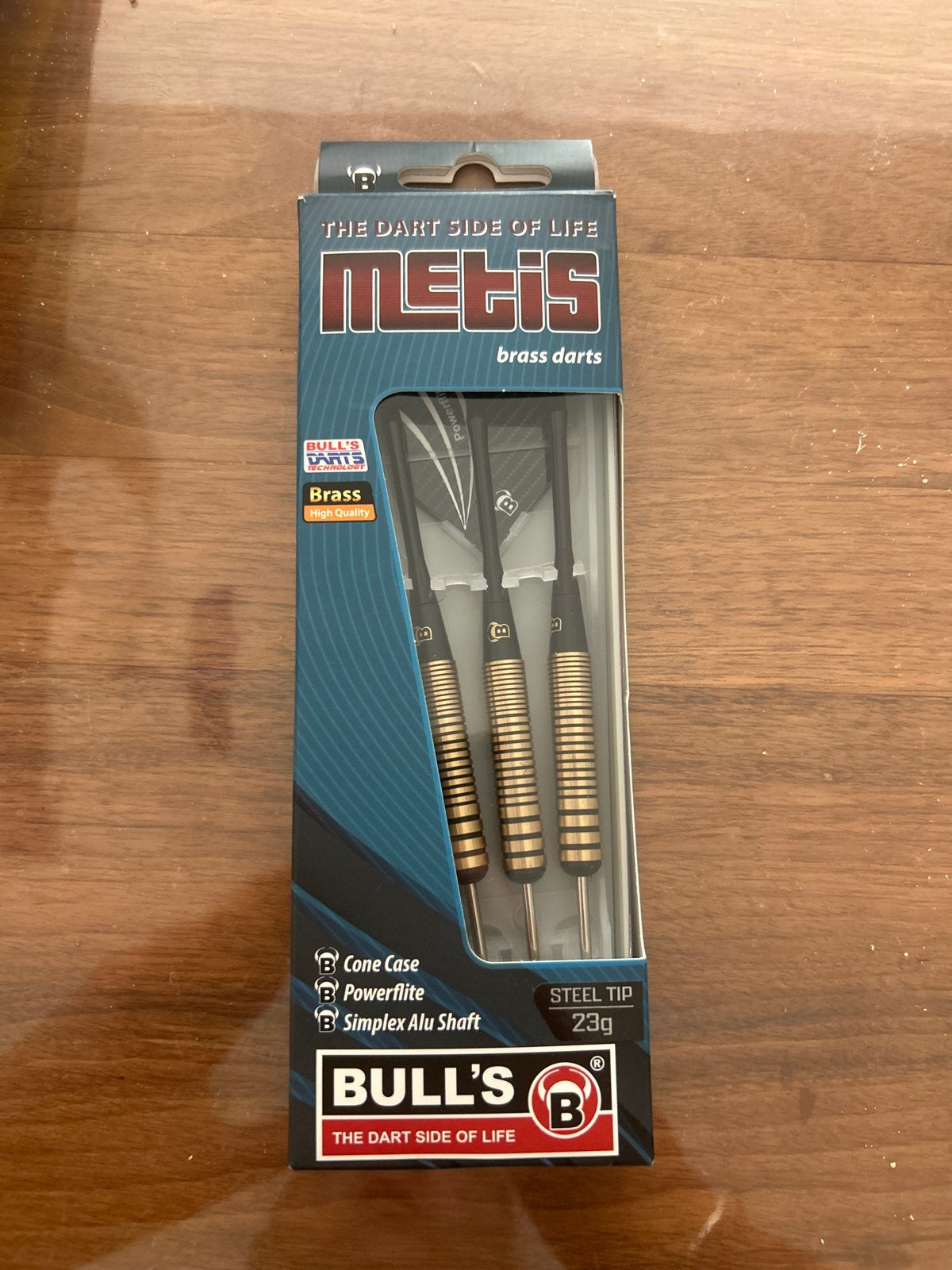 Bulls Metis Brass Darts - 23g Steel Tip, Ophalen of Verzenden, Nieuw, Pijlen, Soft tip