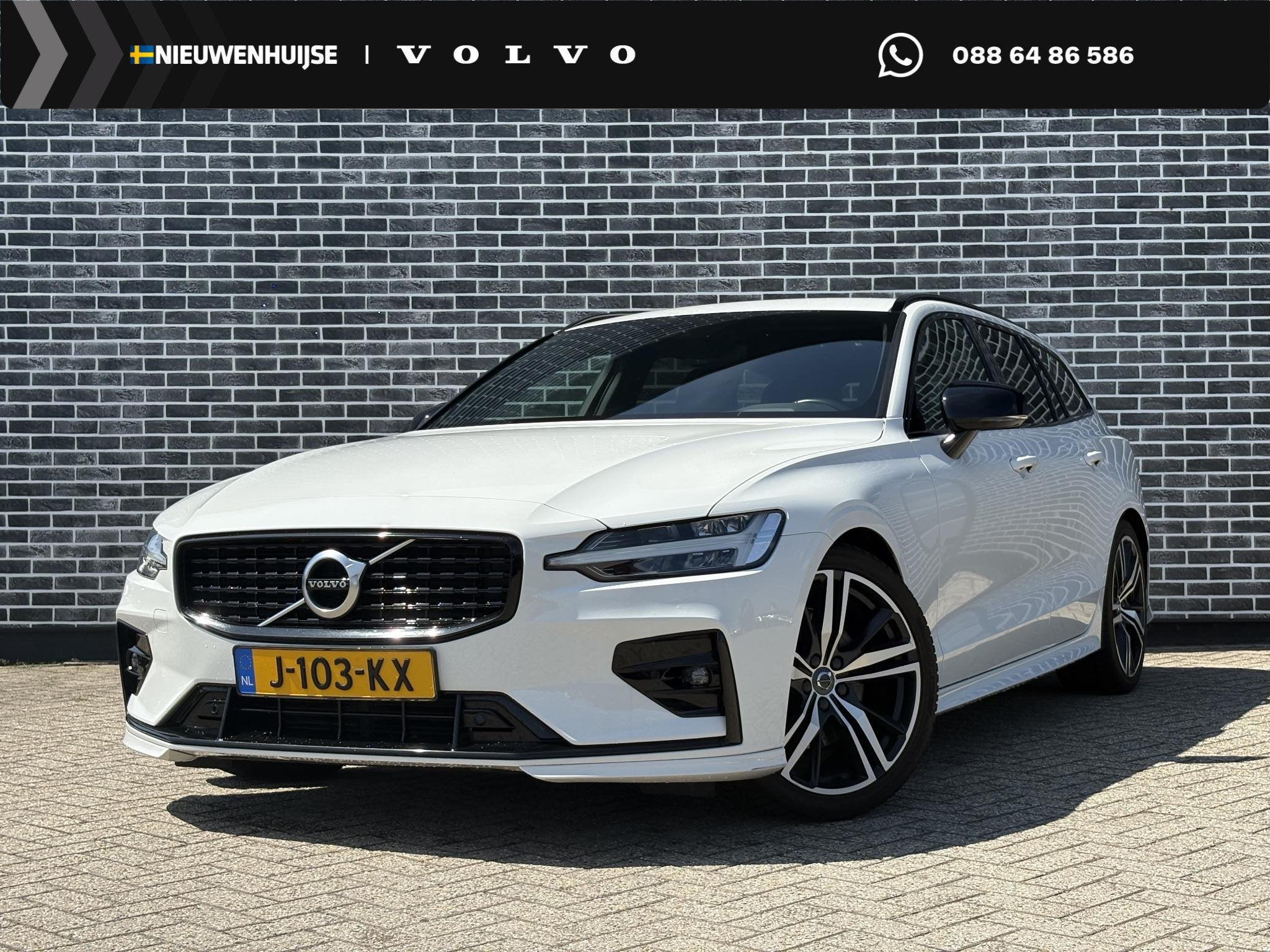 Volvo V60 2.0 B3 R-Design | Adaptieve cruise control | Stoel, 12 maanden, Euro 6, 4 cilinders, Leder en Stof