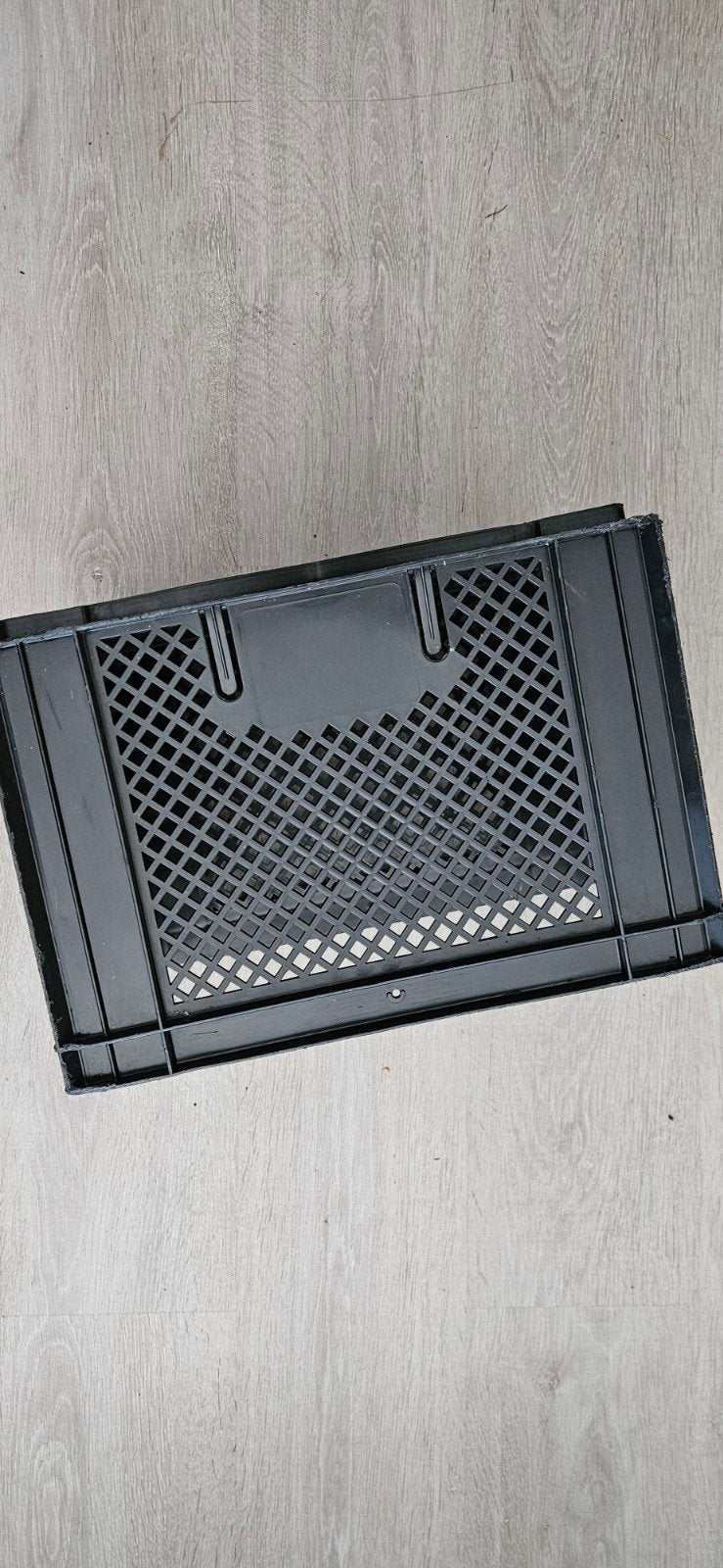 Zwarte opvouwbare krat - Handig en ruimtebesparend, Gebruikt, Opvouwbaar, Minder dan 35 cm, Minder dan 50 cm