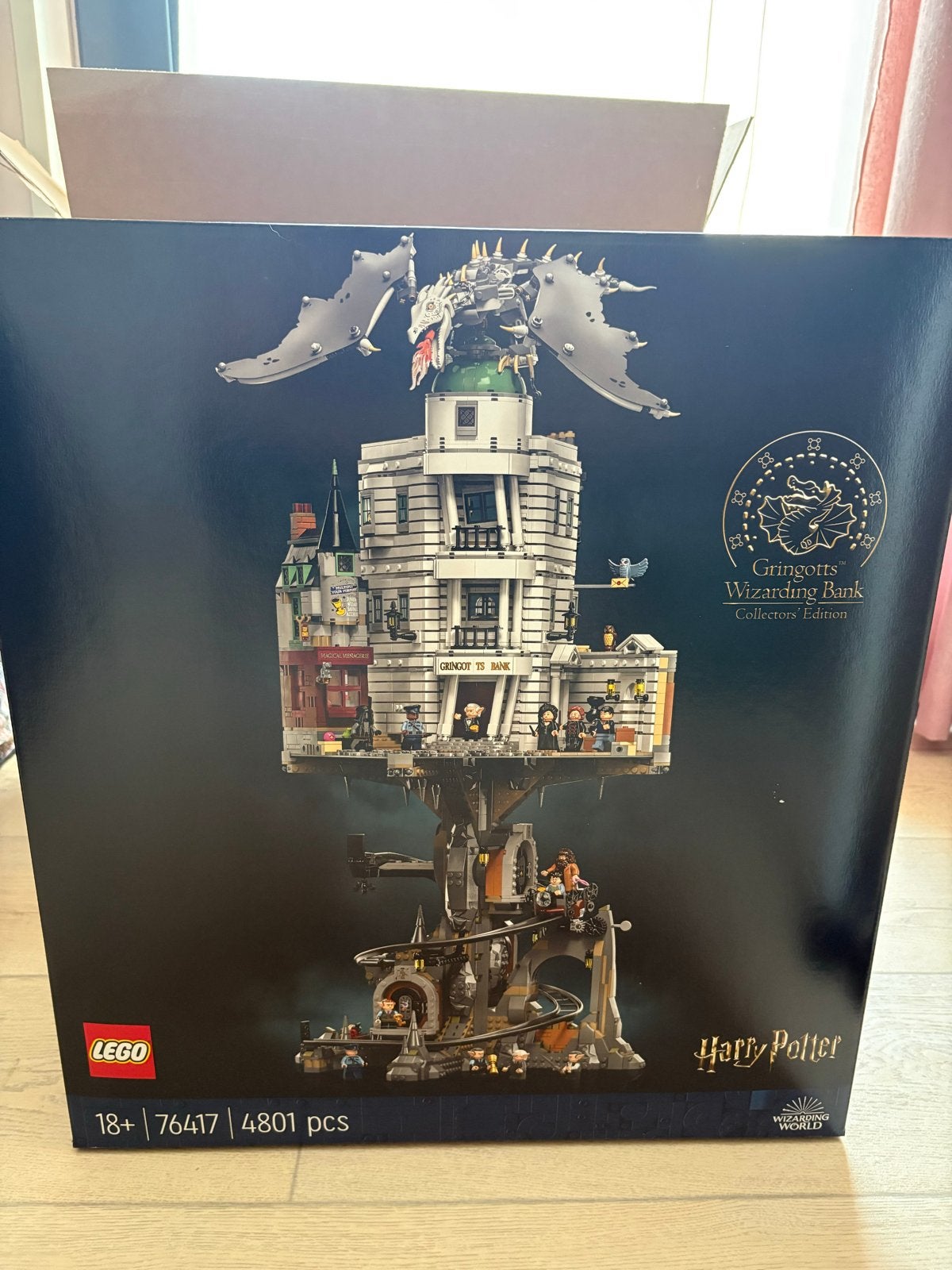 Lego Harry Potter 76417 Goudgrijp Tovenaarsbank Nieuw+Sealed, Ophalen of Verzenden, Nieuw
