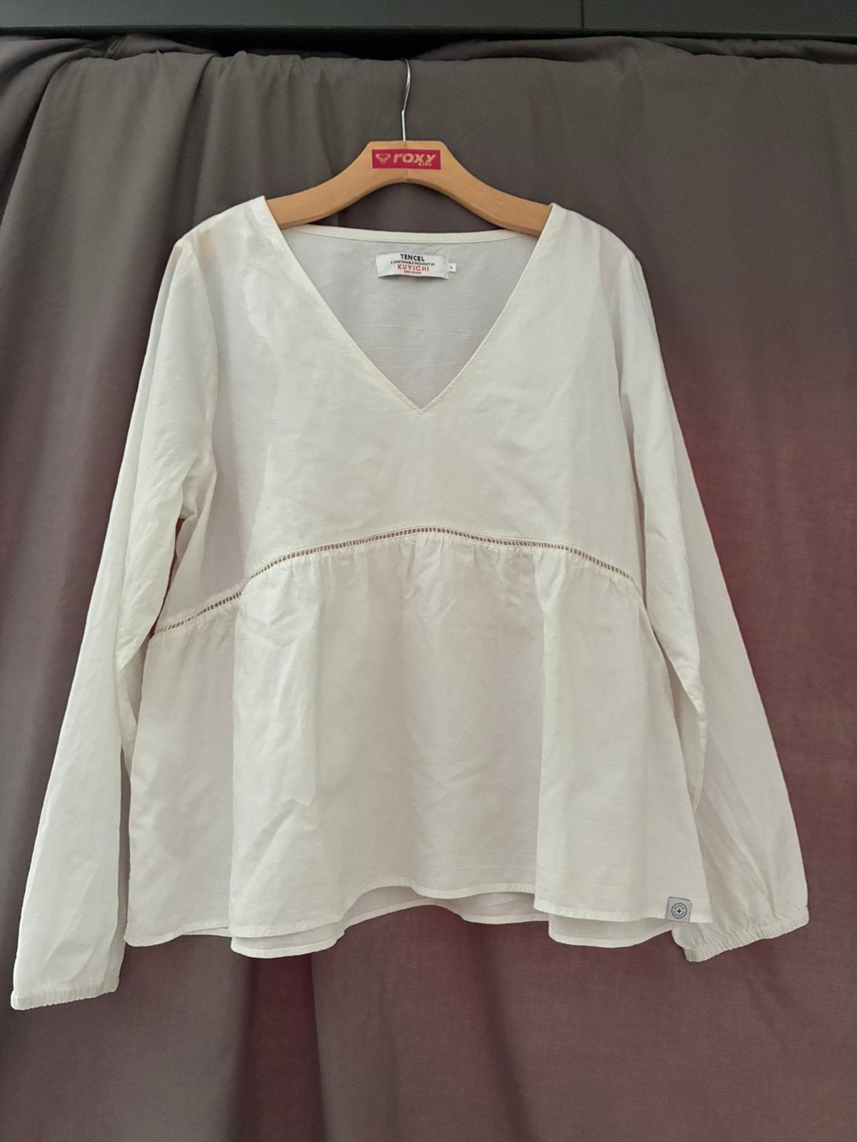 Kuyichi Victoria blouse mt L, Ophalen of Verzenden, Zo goed als nieuw, Maat 42/44 (L)