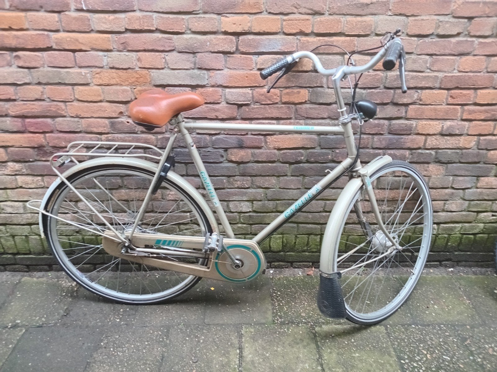 Herenfiets met Versnellingen licht slot en garanti, Ophalen, Gebruikt, Versnellingen, 57 tot 61 cm