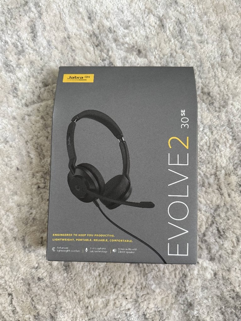 Nieuwe Jabra Evolve2 30 SE Headset – Ongeopend – USB-A