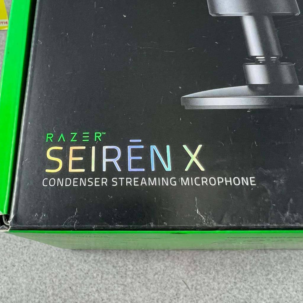 Razer Seiren X Condenser Steaming Microfoon | doos | 404942, Muziek en Instrumenten, Microfoons, Ophalen of Verzenden, Gebruikt
