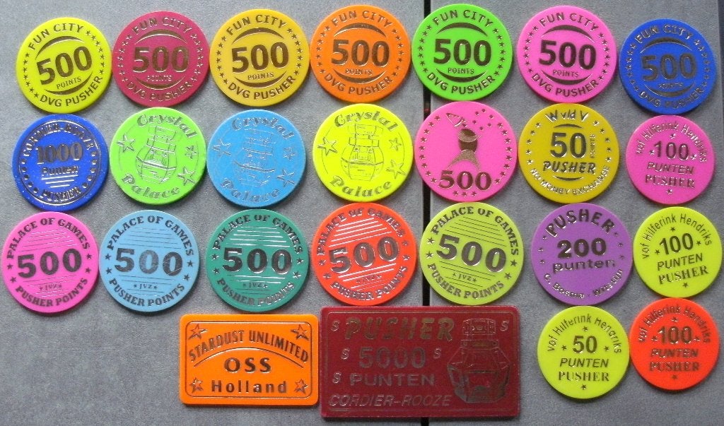 (67) . iets voor de COINPUSHER of MUNTENSCHUIVER ., Ophalen of Verzenden, Overige materialen