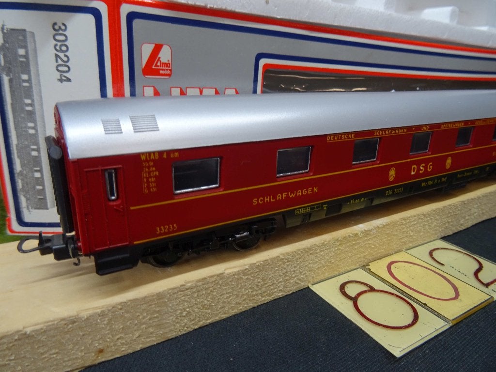5802=Lima 309294 slaapwagen van de DSG.  26, Gelijkstroom, Wagon, Ophalen of Verzenden, Zo goed als nieuw