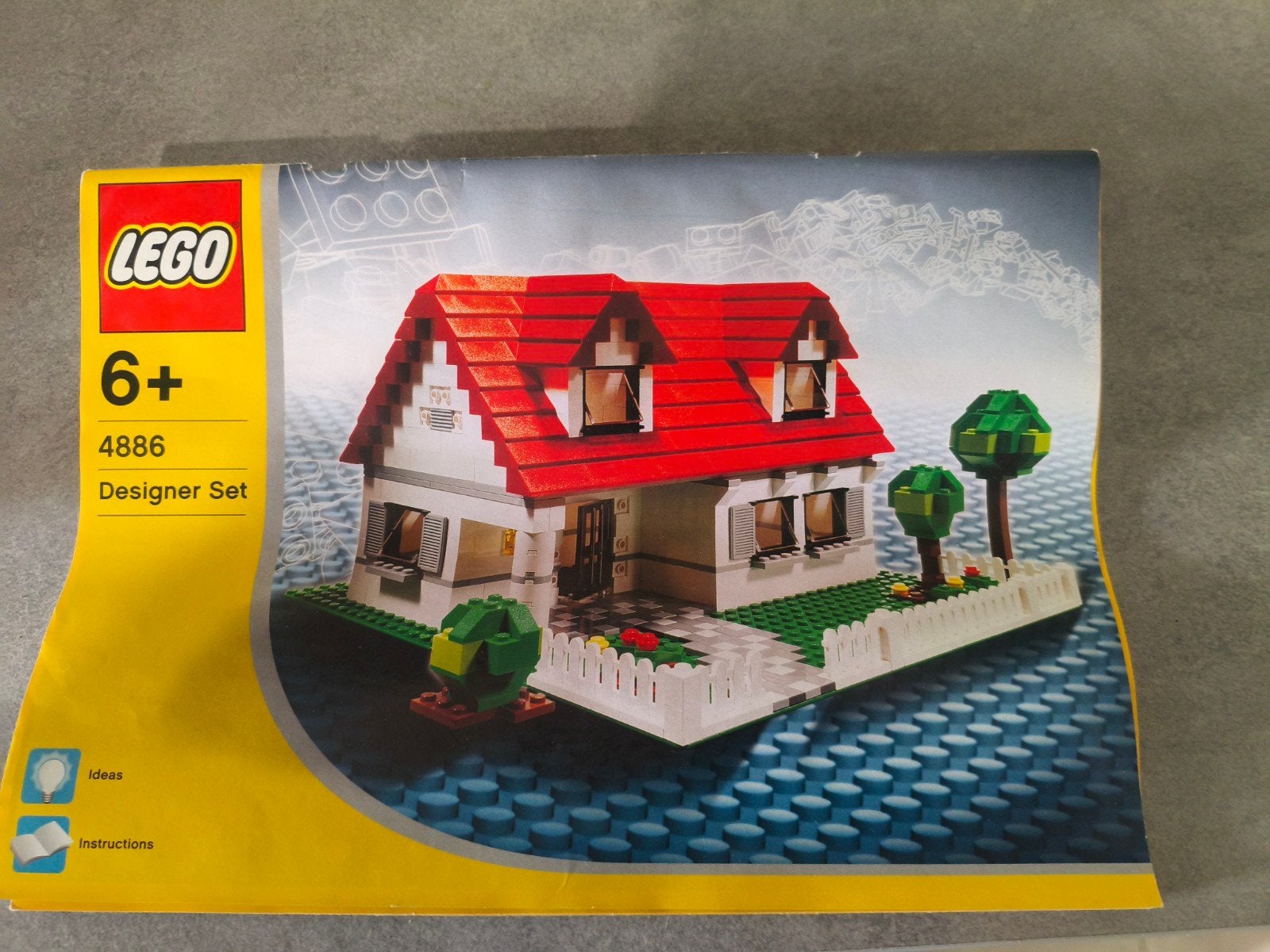 Lego Designer Set 4886 met extra stenen en grondplaten, Kinderen en Baby's, Ophalen, Gebruikt