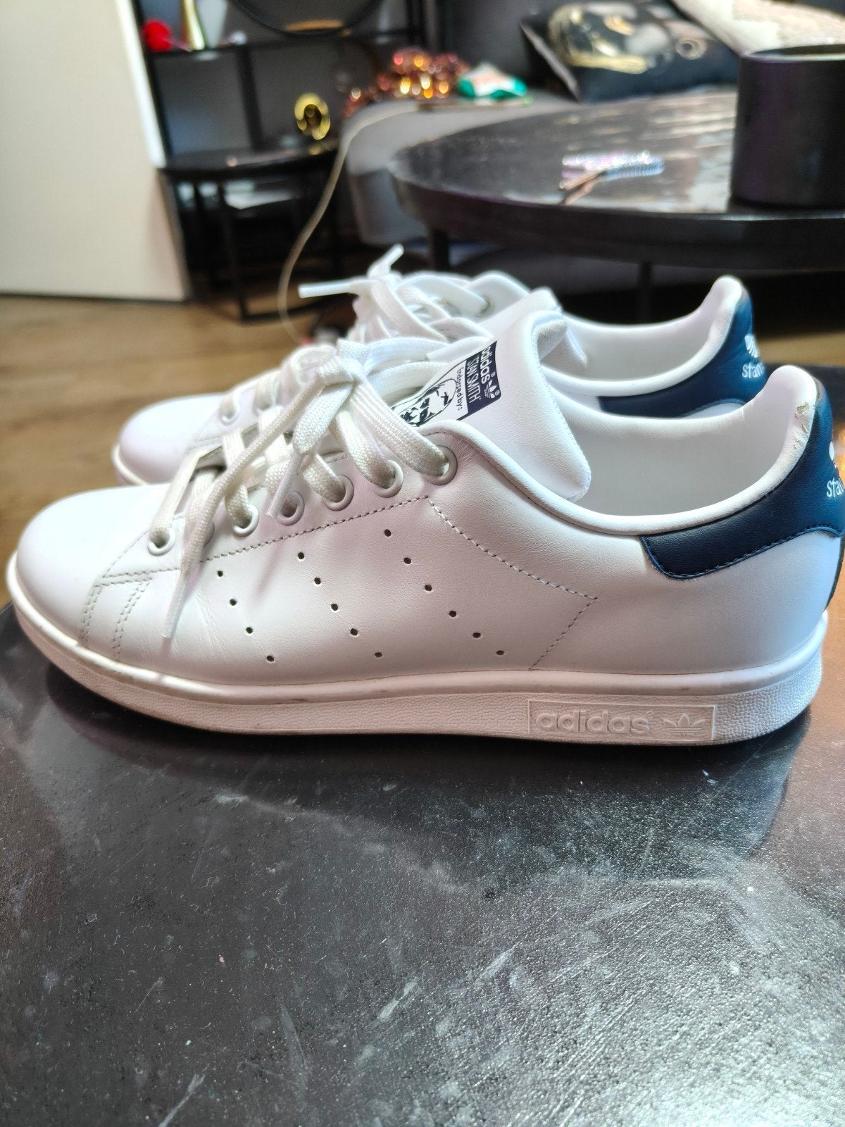 Adidas Stan Smith sneakers maat 41.5, Wit, Ophalen of Verzenden, Adidas, Sneakers of Gympen