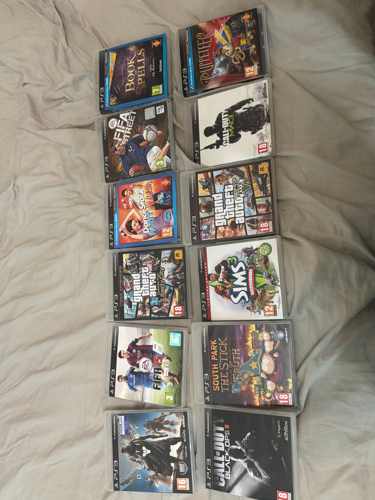 PS3 Slim met 11 games en controller, Spelcomputers en Games, Ophalen of Verzenden, Gebruikt