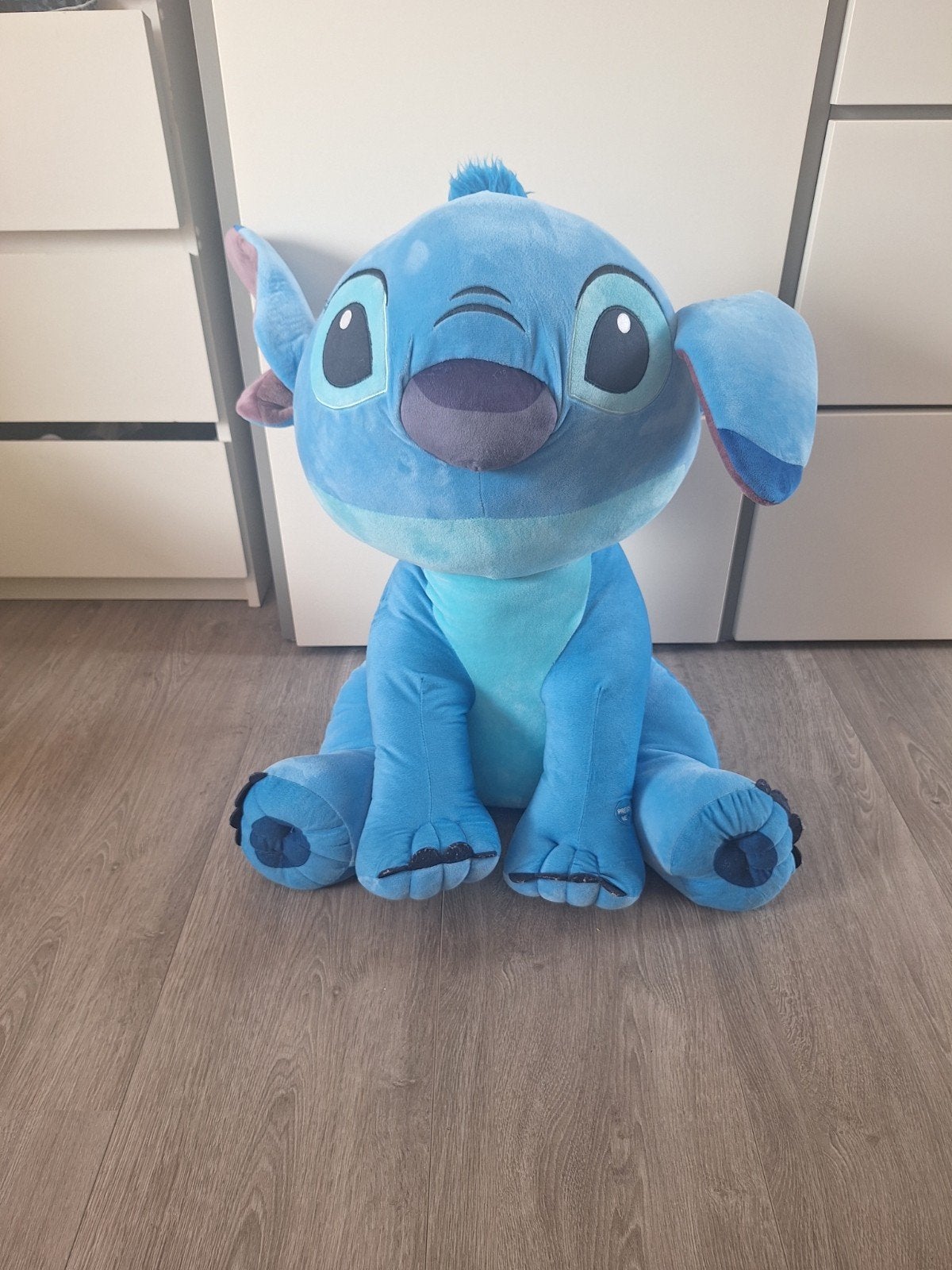 Grote Disney Stitch knuffel 60cm met geluid, Disney, Overige typen, Blauw, Ophalen of Verzenden