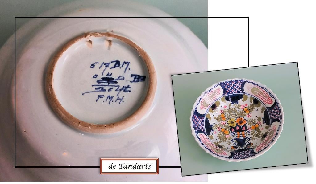 OUD Delft, Schaaltje – 18 cm, Ophalen of Verzenden