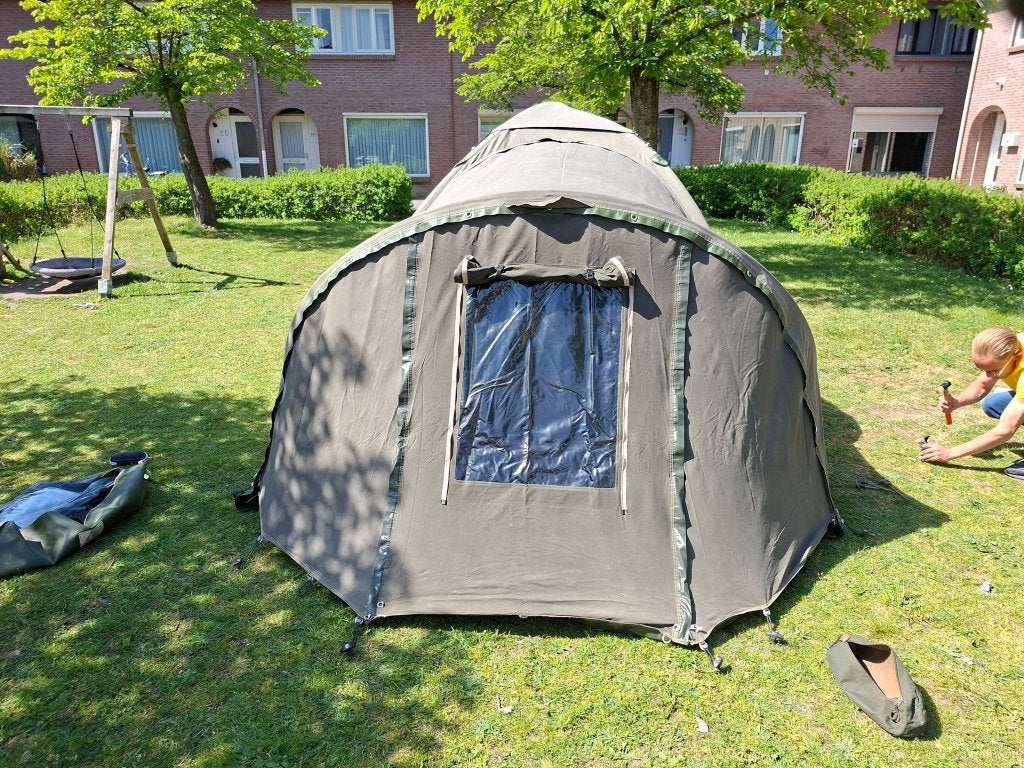 kasten 220x220    nash  solar trakker bivy tent, Watersport en Boten, Hengelsport | Karpervissen, Ophalen, Gebruikt, Complete set