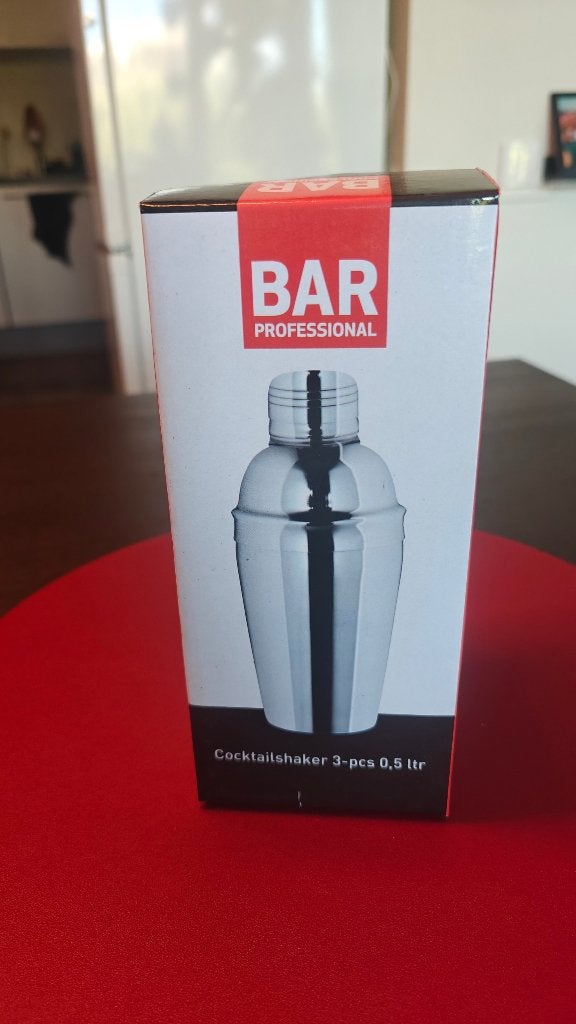 Bar Professional Cocktail Shaker 0.5L / Cocktailshaker, Huis en Inrichting, Overige typen, Ophalen of Verzenden, Metaal, Overige merken