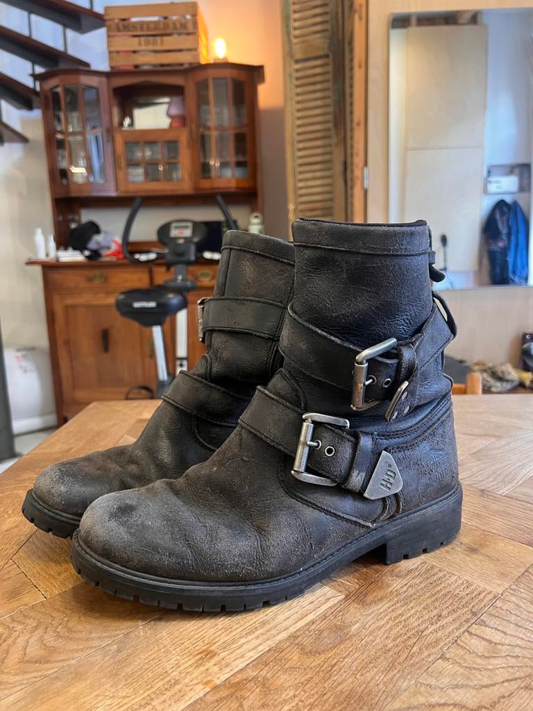 Harley Davidson motor laarzen maat 42, Ophalen, Tweedehands, Laarzen