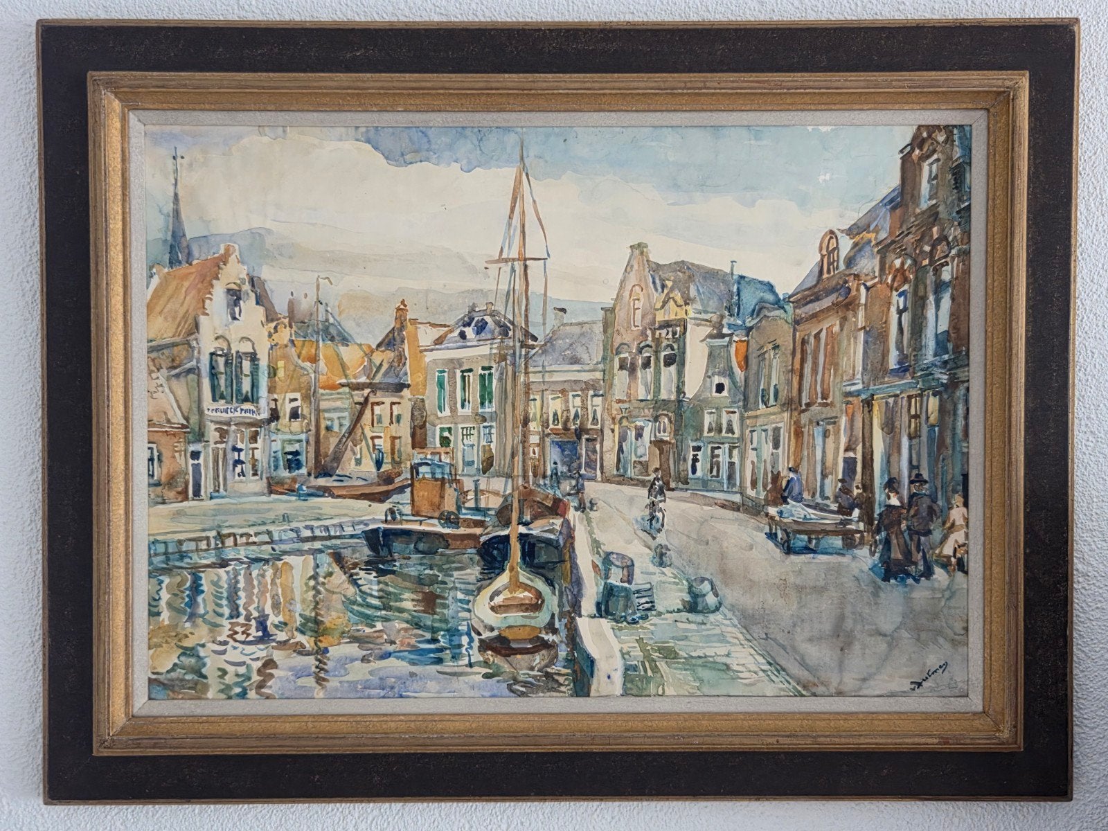 E.B. von Dulmen Krumpelmann 1897-1987  Groninger Ploeg, Ophalen