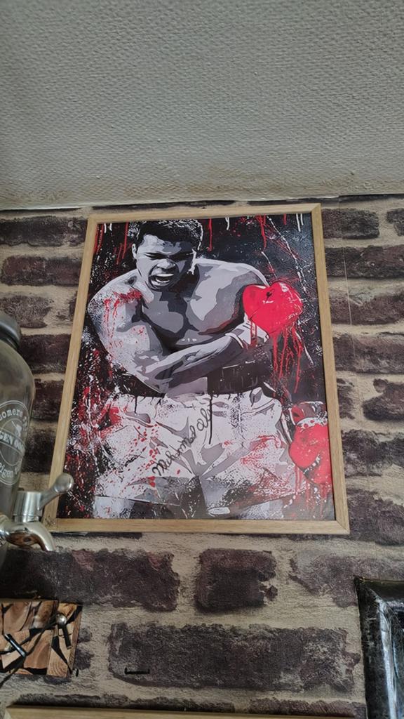 mooie prints een van Mike Tyson en de ander van Mohamed ali, Ophalen