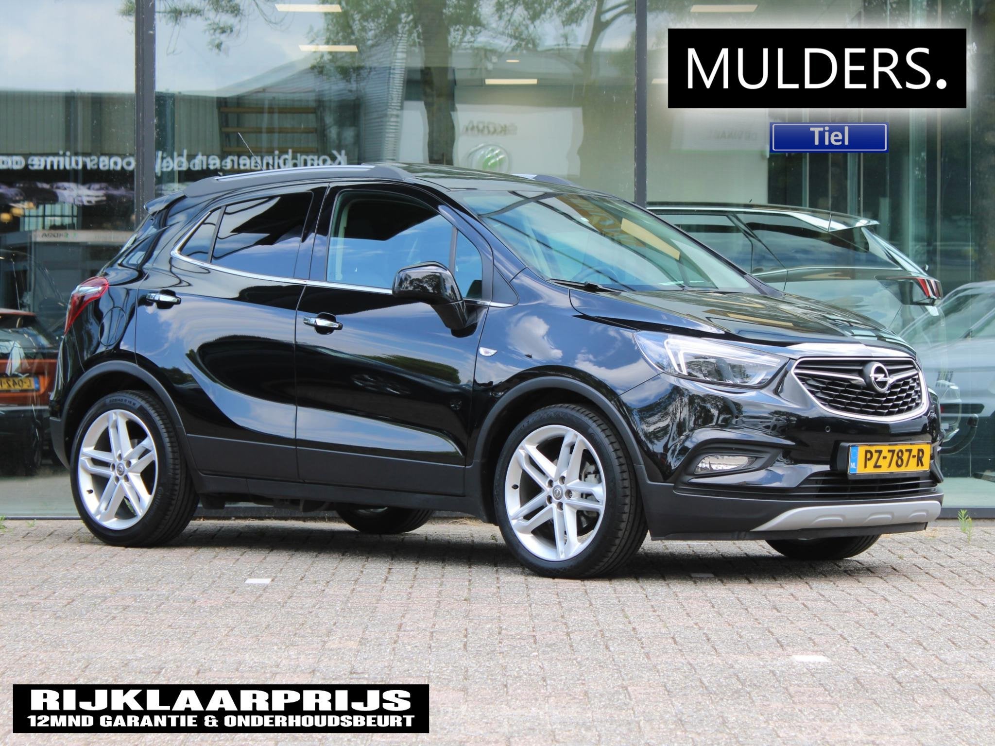 Opel Mokka X 1.4 Turbo Innovation | Navi / Schuifdak / Leder, Auto's, Voorwielaandrijving, 12 maanden, Gebruikt, Zwart