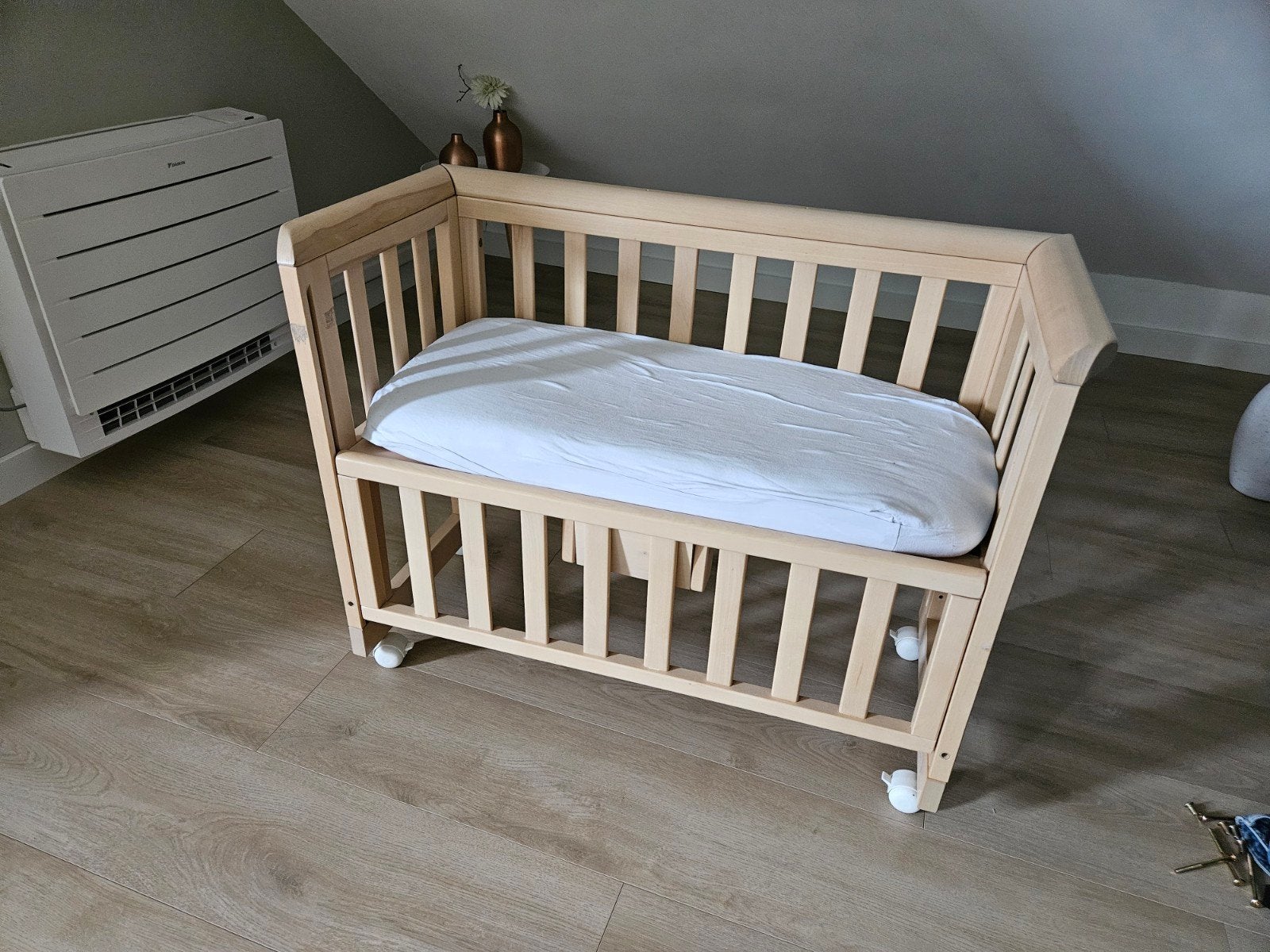 Cosleeper met diverse hoogtes instelbaar, Ophalen, Zo goed als nieuw, Wieg