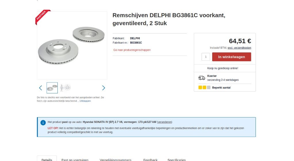 set nieuwe remschijven voor Hyundai /Kia 5 gats 5  114,3 mm, Ophalen of Verzenden, Nieuw, Hyundai