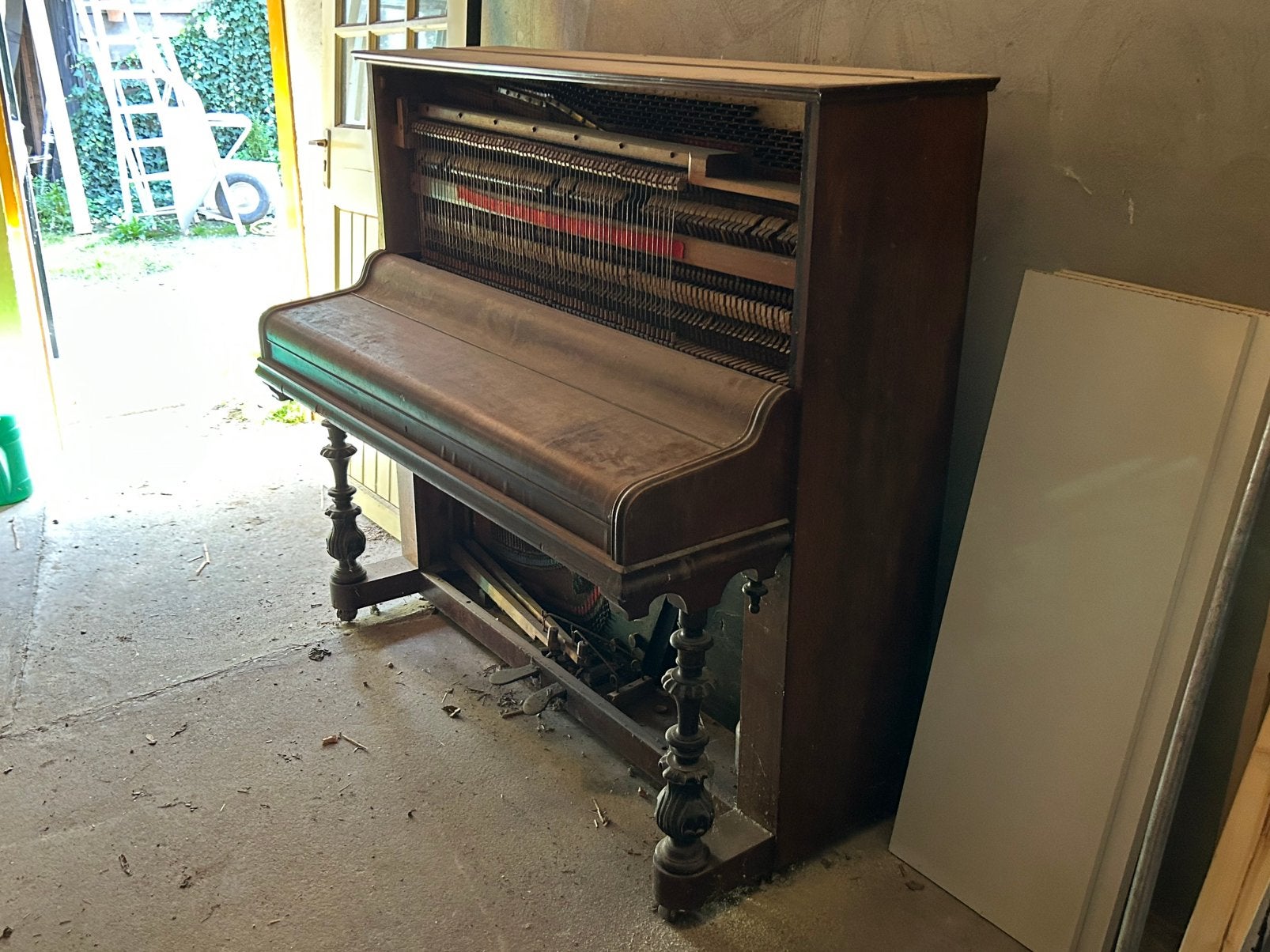 GRATIS PIANO | IVOREN TOETSEN | EMIL FINZEL, Ophalen, Gebruikt, Bruin, Piano
