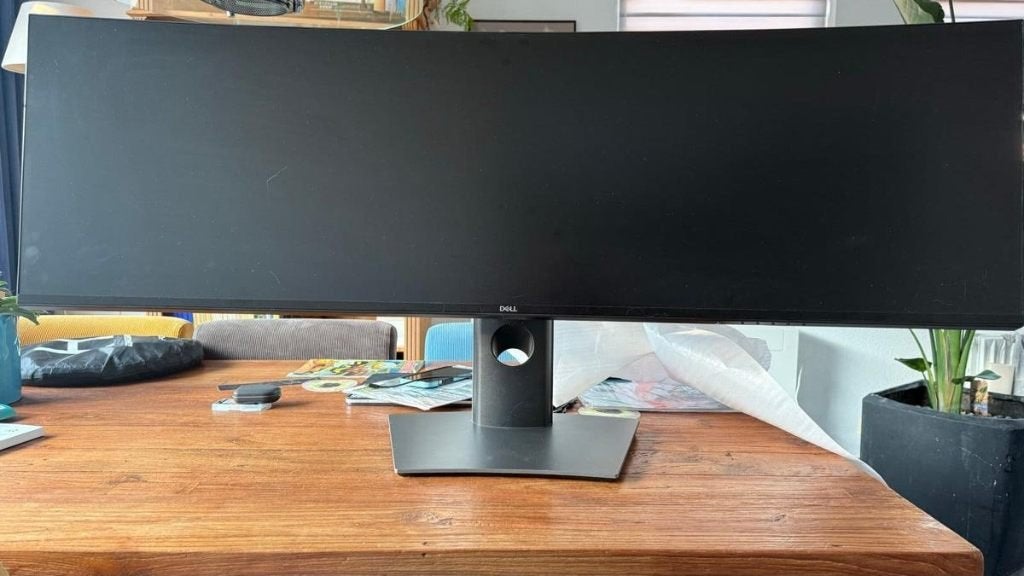 Dell UltraSharp U4919DW 49 inch Curved Monitor, Ophalen, IPS, 101 t/m 150 Hz, Curved
