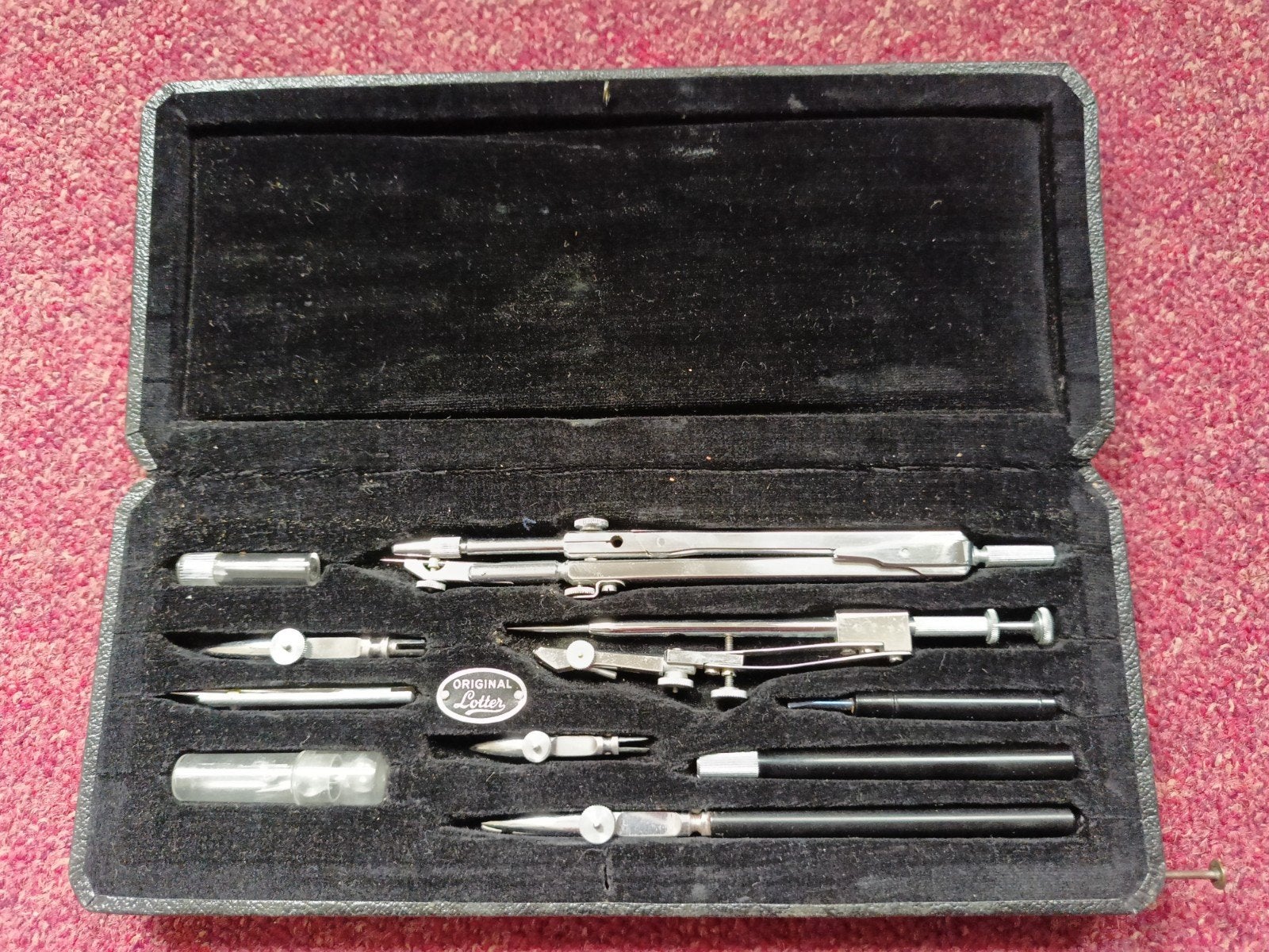 Original Lotter passer set, Ophalen of Verzenden