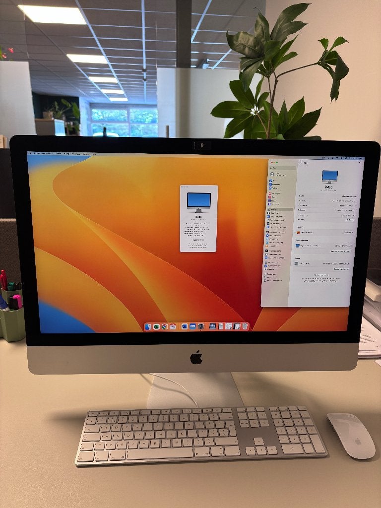 Apple iMac 27-inch (2017) — 3,4 GHz i5 · 16 GB · 277 GB, Computers en Software, Apple Desktops, Ophalen, 256 GB, SSD, IMac