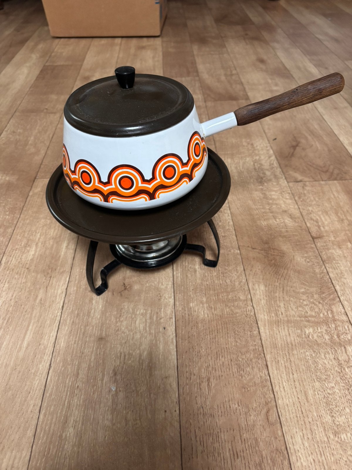 Fondueset vintage, Ophalen of Verzenden, Zo goed als nieuw, Brander, Fondueset