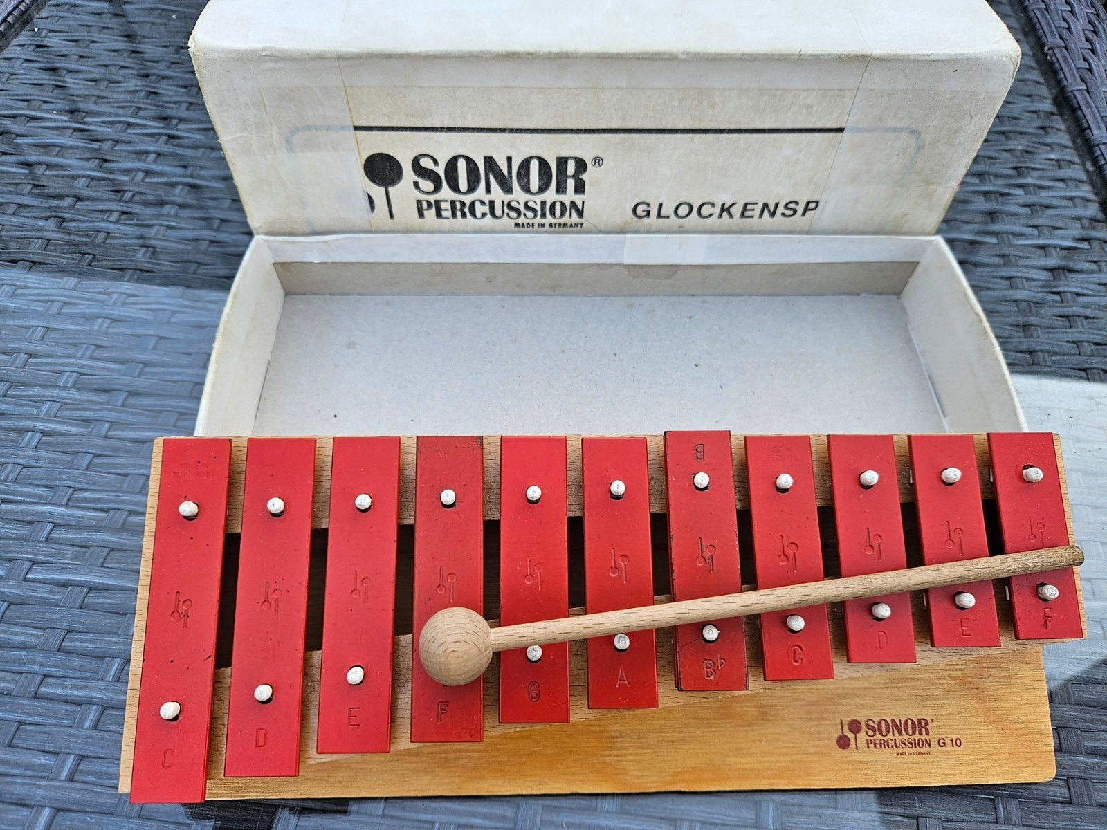 Sonor Percussion Glockenspiel G.10 - Muziekinstrument, Ophalen of Verzenden, Zo goed als nieuw, Melodische percussie
