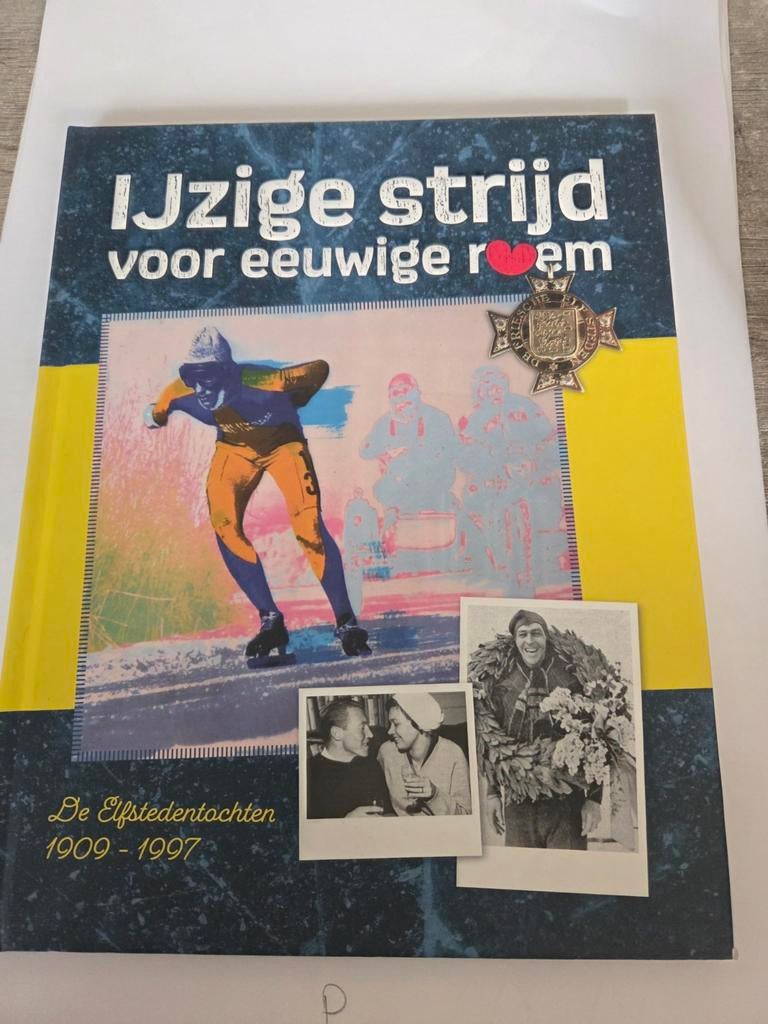 IJzige strijd voor eeuwige roem - De Elfstedentochten ,vol, Boeken, Sportboeken, Ophalen of Verzenden, Zo goed als nieuw, Balsport