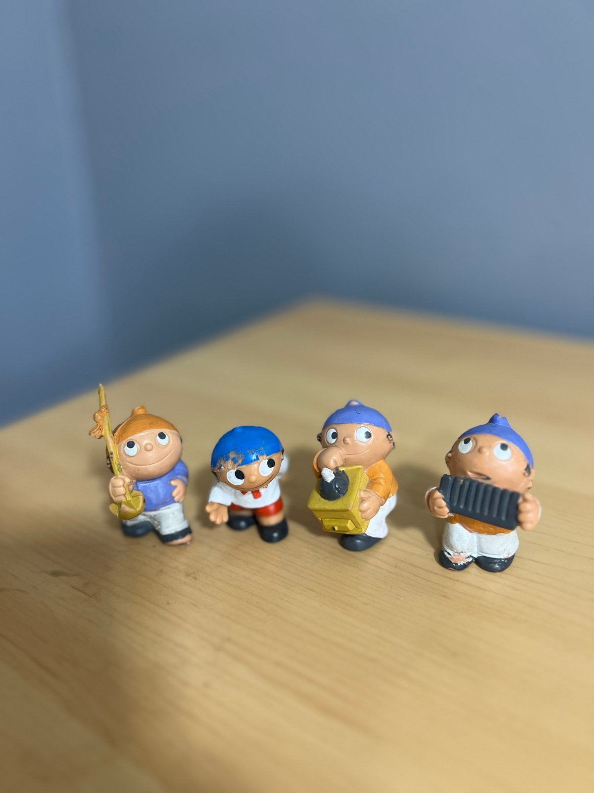 Mainzelmännchen poppetjes ZDF reclame-set van 5, Ophalen of Verzenden, Gebruikt